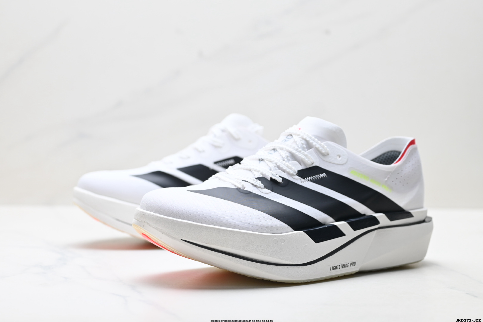 💰180
公司级✅Adidas Adizero Adios 5 阿迪达斯 马拉松飞线贾卡轻质透气休闲运动跑步鞋
采用双层透气网纱 Flywire动态飞线绑缚鞋面材质 内置Zoom小气垫装置 
货号:K18297
尺码:36 36.5 37 38 38.5 39 40 40.5 41 42 42.5 43 44 45
ID:JKD372-JZZ