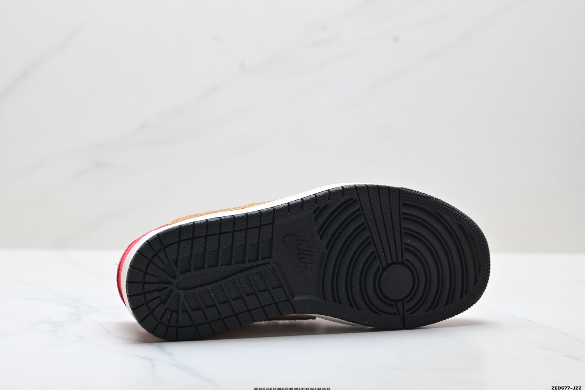 Nike Air Jordan 1 x Travis Scott AJ1倒勾 乔一倒钩 ‘DIY’定制 耐克 低帮文化篮球鞋 SD6868-122