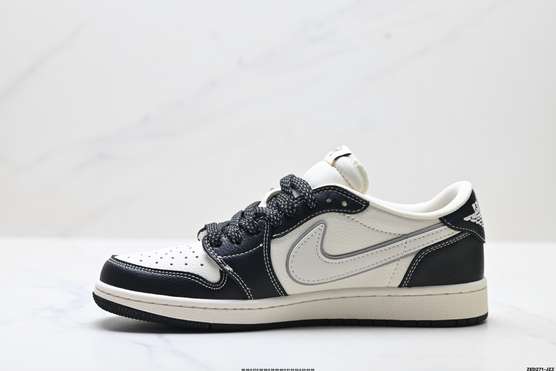 Nike Air Jordan 1 x Travis Scott AJ1倒勾 乔一倒钩 ‘DIY’定制 耐克 低帮文化篮球鞋 HH7518-087