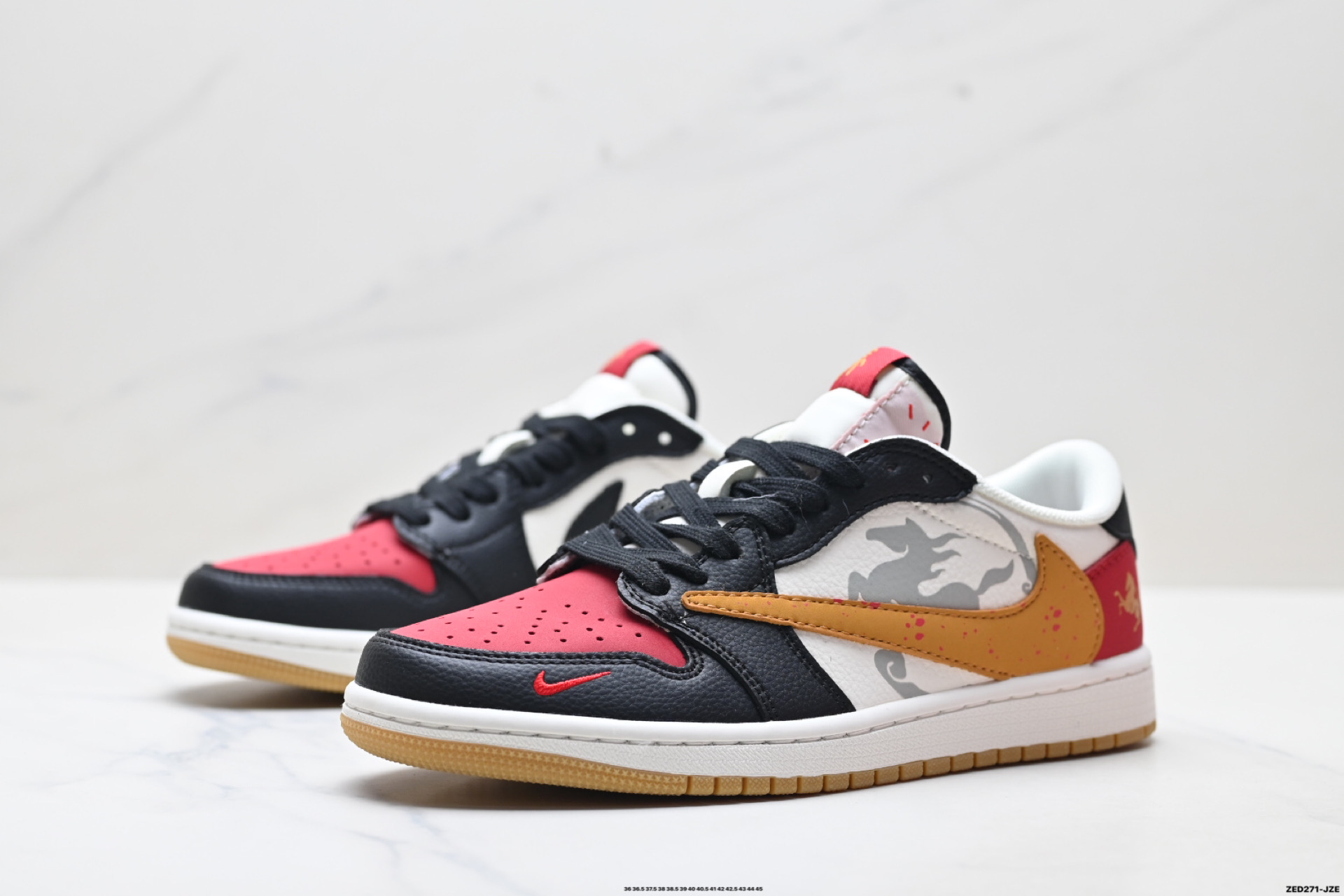 Nike Air Jordan 1 x Travis Scott AJ1倒勾 乔一倒钩 ‘DIY’定制 耐克 低帮文化篮球鞋 DZ2688-128-莆田鞋,莆田鞋货源,高仿鞋,高仿鞋货源,安福档口,莆田高仿鞋,莆田鞋批发,高仿鞋批发,莆田高仿运动鞋,高仿运动鞋,莆田运动鞋 Nike Air Jordan 1 x Travis Scott AJ1倒勾 乔一倒钩 ‘DIY’定制 耐克 低帮文化篮球鞋 DZ2688-128
