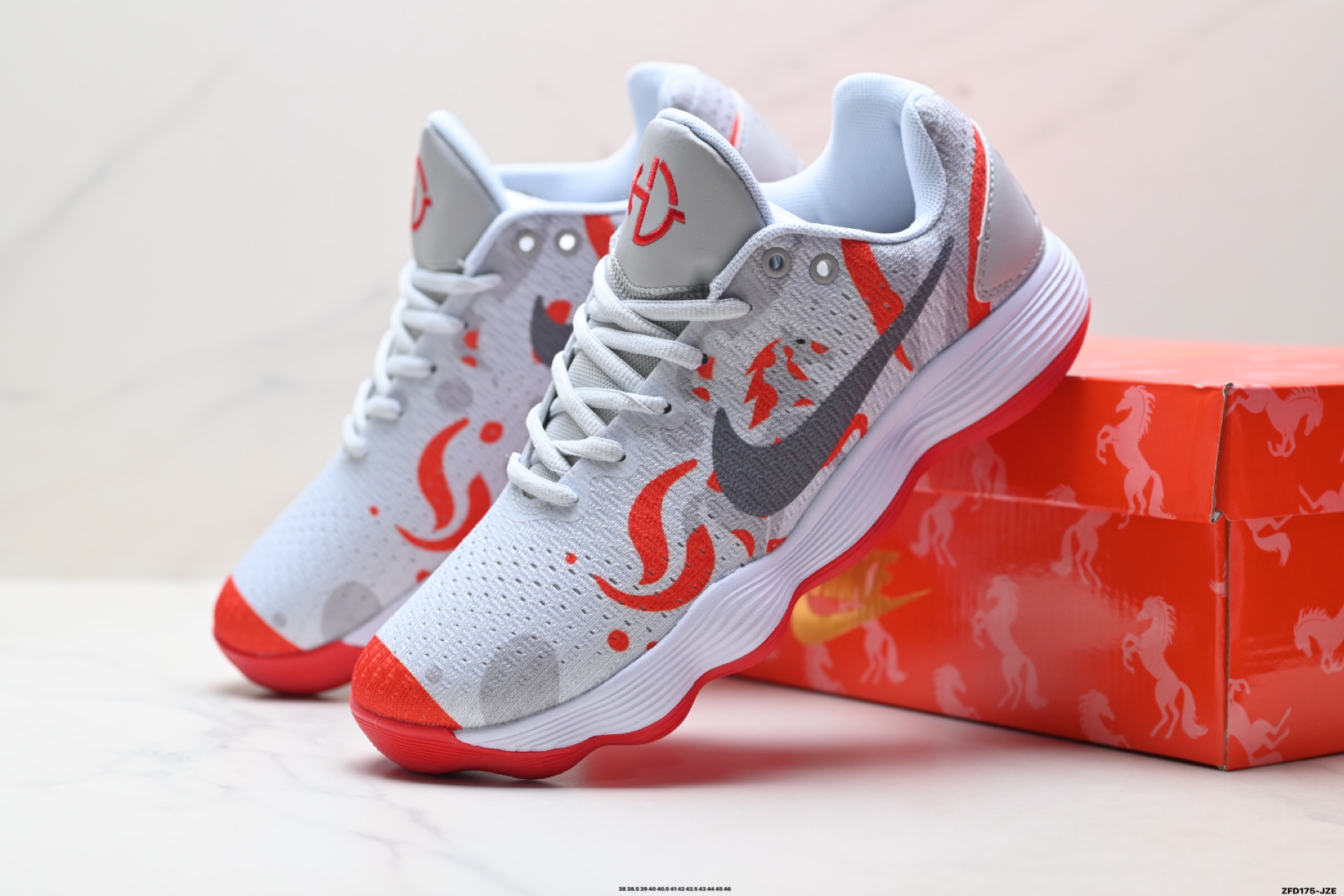 纯原Nike Hyperdunk 2017 Low 马年限定 CNY新年款 耐克 低帮 缓震 实战篮球鞋 897637-012