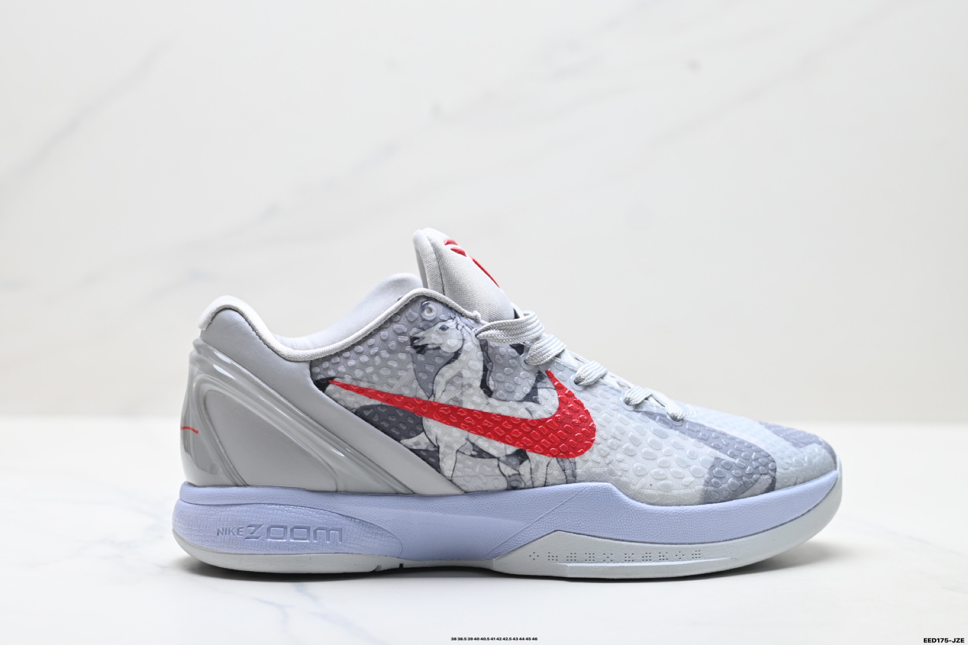 纯原Nike Zoom Kobe VI 马年限定 CNY新年款 耐克 科比6代系列 低帮复刻实战运动低帮文化篮球鞋 CW2190-034