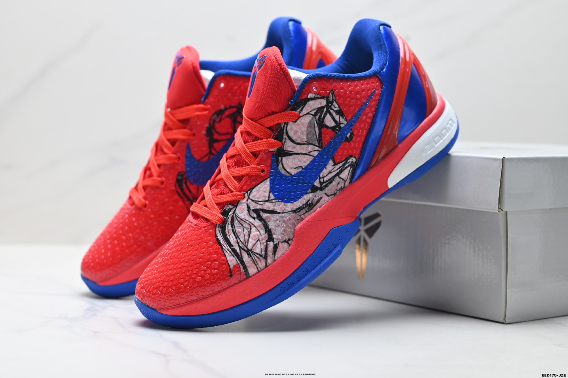 纯原Nike Zoom Kobe VI 马年限定 CNY新年款 耐克 科比6代系列 低帮复刻实战运动低帮文化篮球鞋 CW2190-034