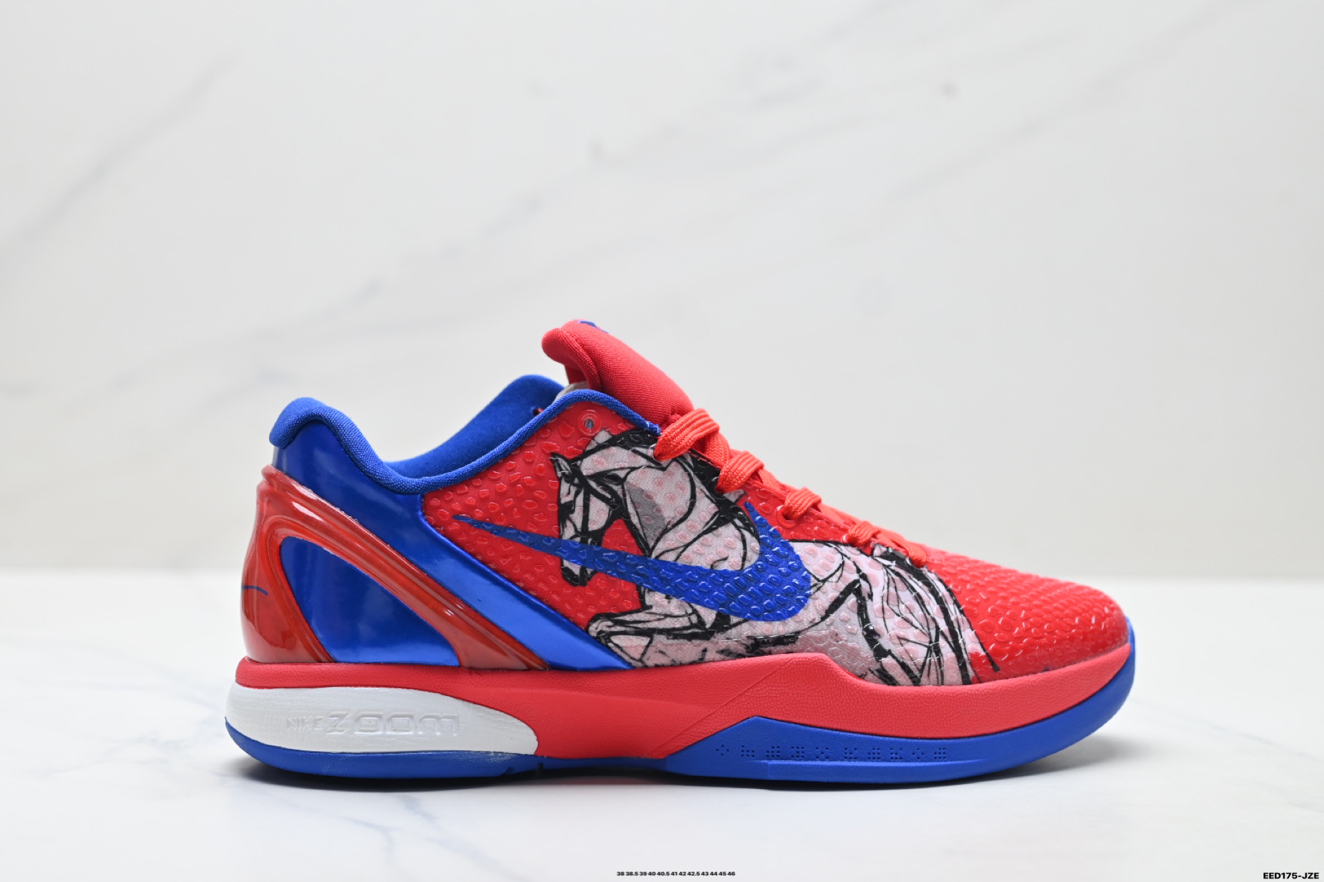纯原Nike Zoom Kobe VI 马年限定 CNY新年款 耐克 科比6代系列 低帮复刻实战运动低帮文化篮球鞋 CW2190-034