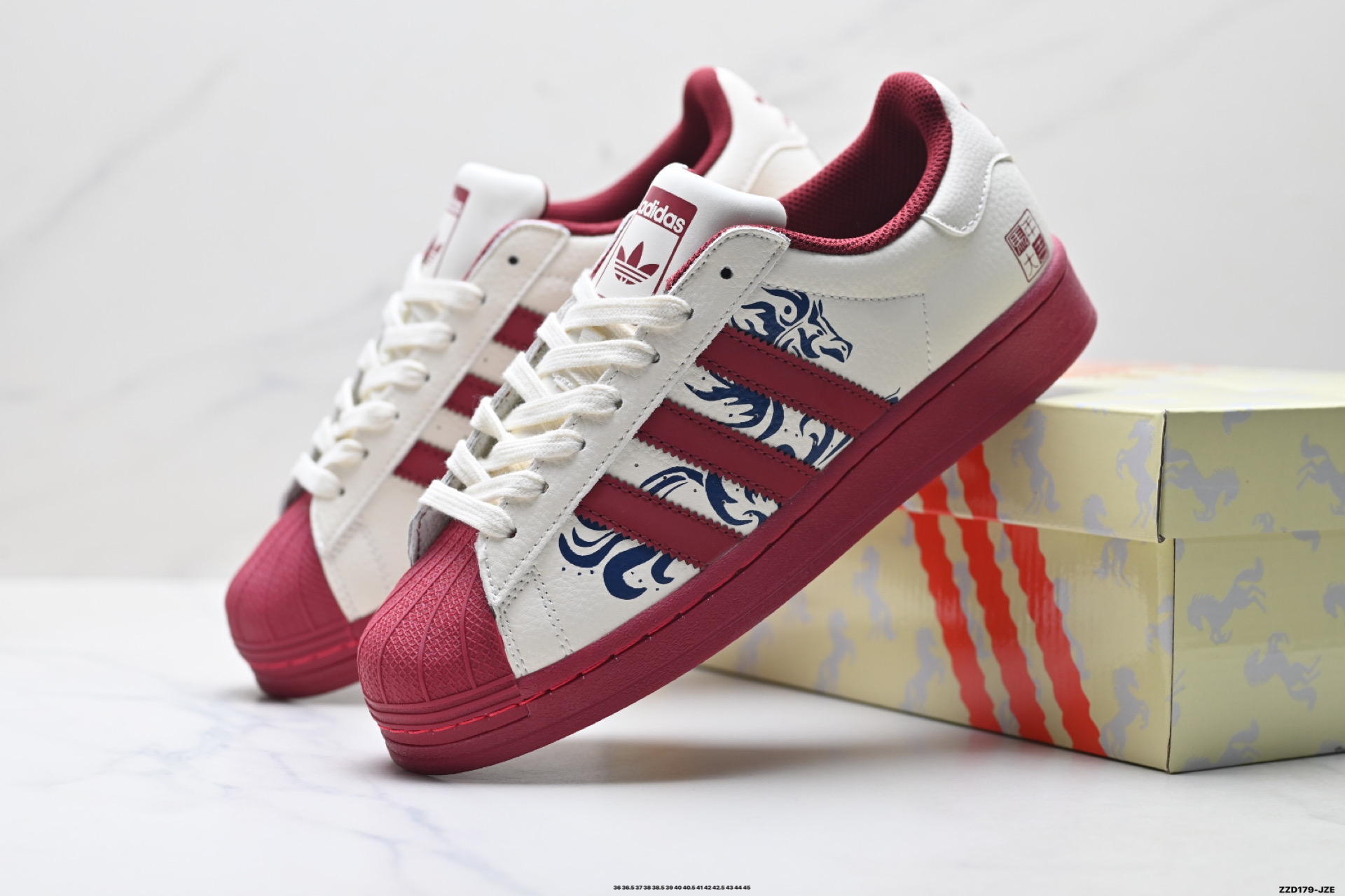 Adidas Originals Superstar 阿迪达斯 三叶草 贝壳头’DIY’系列低帮经典百搭休闲运动板鞋 JY8927
