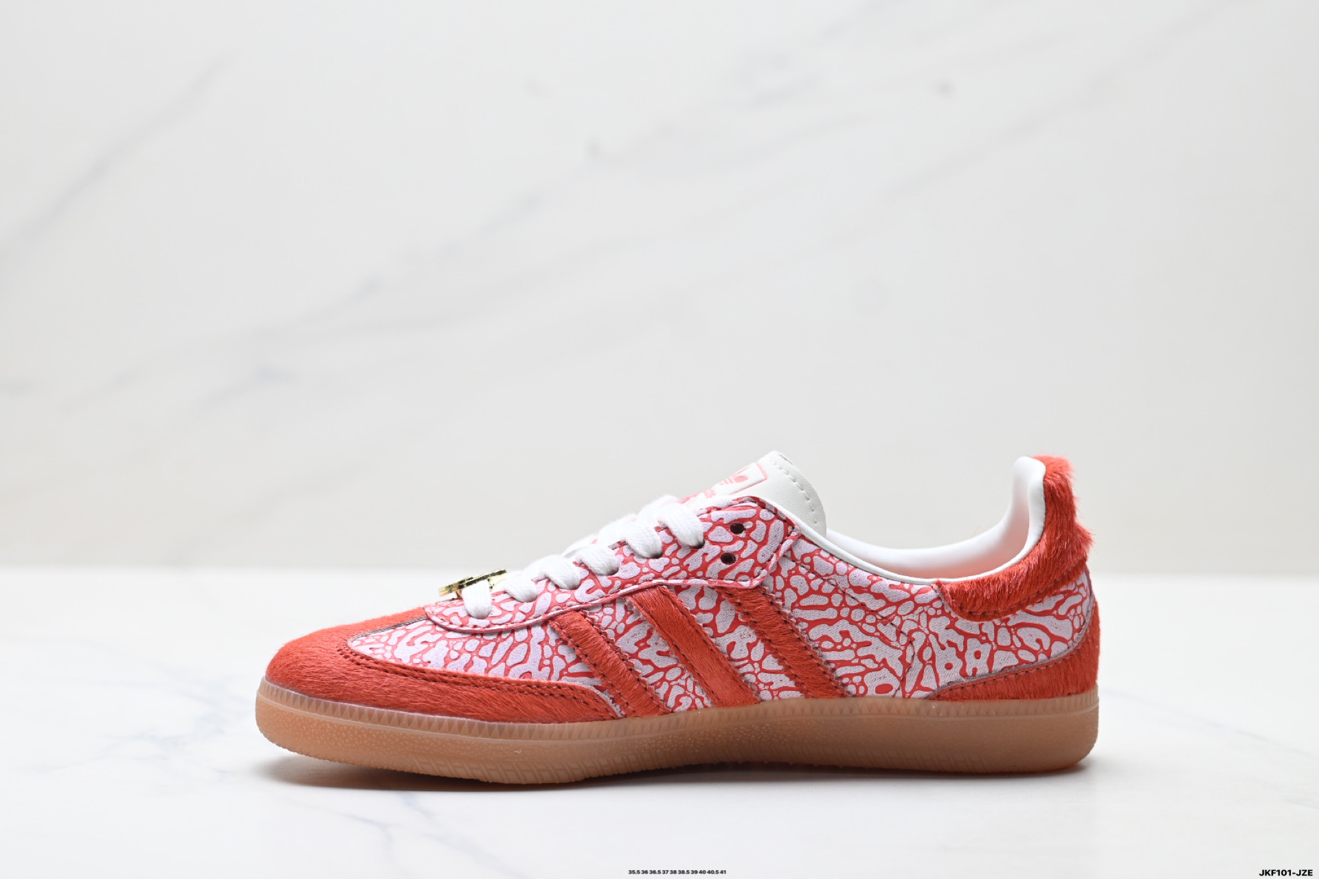 Adidas Originals Samba 阿迪达斯三叶草 桑巴舞系列绅士德训足球风百搭低帮休闲运动板鞋 JR8743