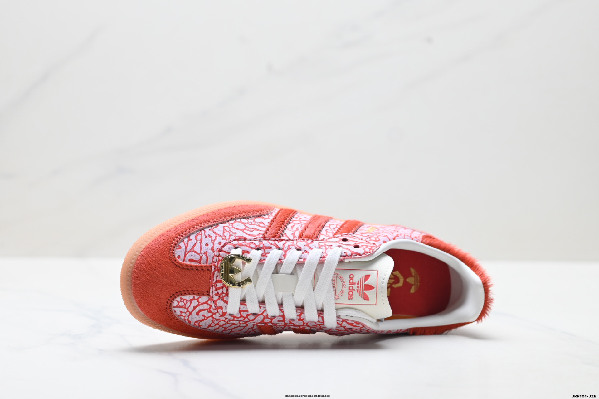 Adidas Originals Samba 阿迪达斯三叶草 桑巴舞系列绅士德训足球风百搭低帮休闲运动板鞋 JR8743