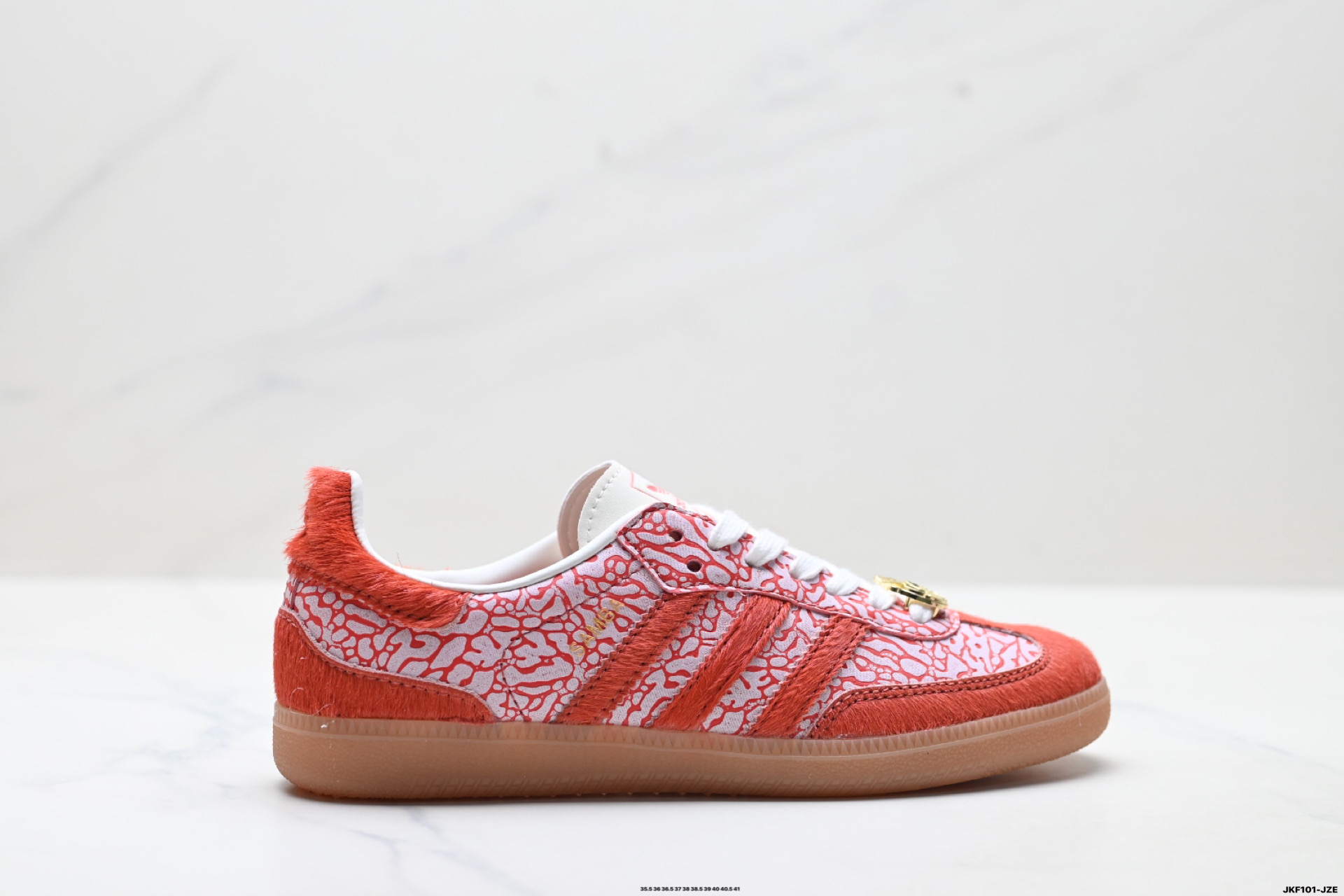 Adidas Originals Samba 阿迪达斯三叶草 桑巴舞系列绅士德训足球风百搭低帮休闲运动板鞋 JR8743