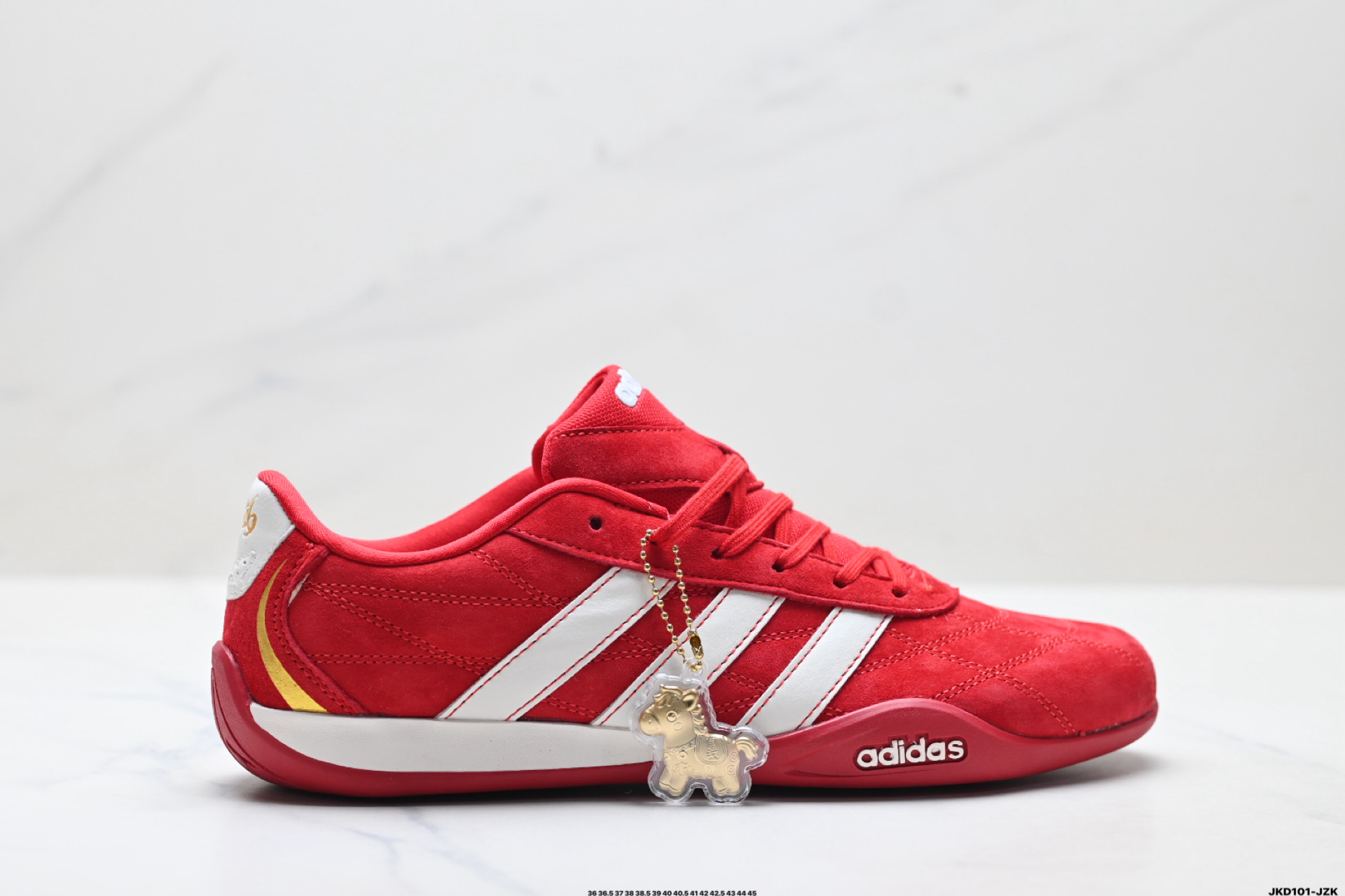 Adidas Originals Adiracer 2026 马年限定 CNY新年款 潮流运动防滑耐磨 阿迪达斯 低帮休闲跑步鞋 JS1462