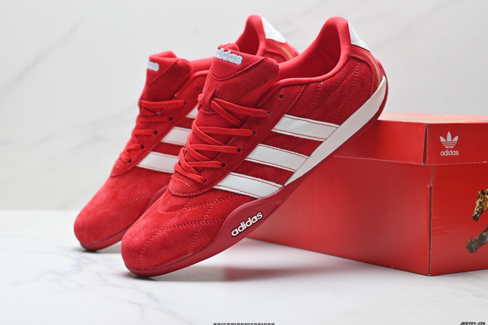 Adidas Originals Adiracer 2026 马年限定 CNY新年款 潮流运动防滑耐磨 阿迪达斯 低帮休闲跑步鞋 JS1462