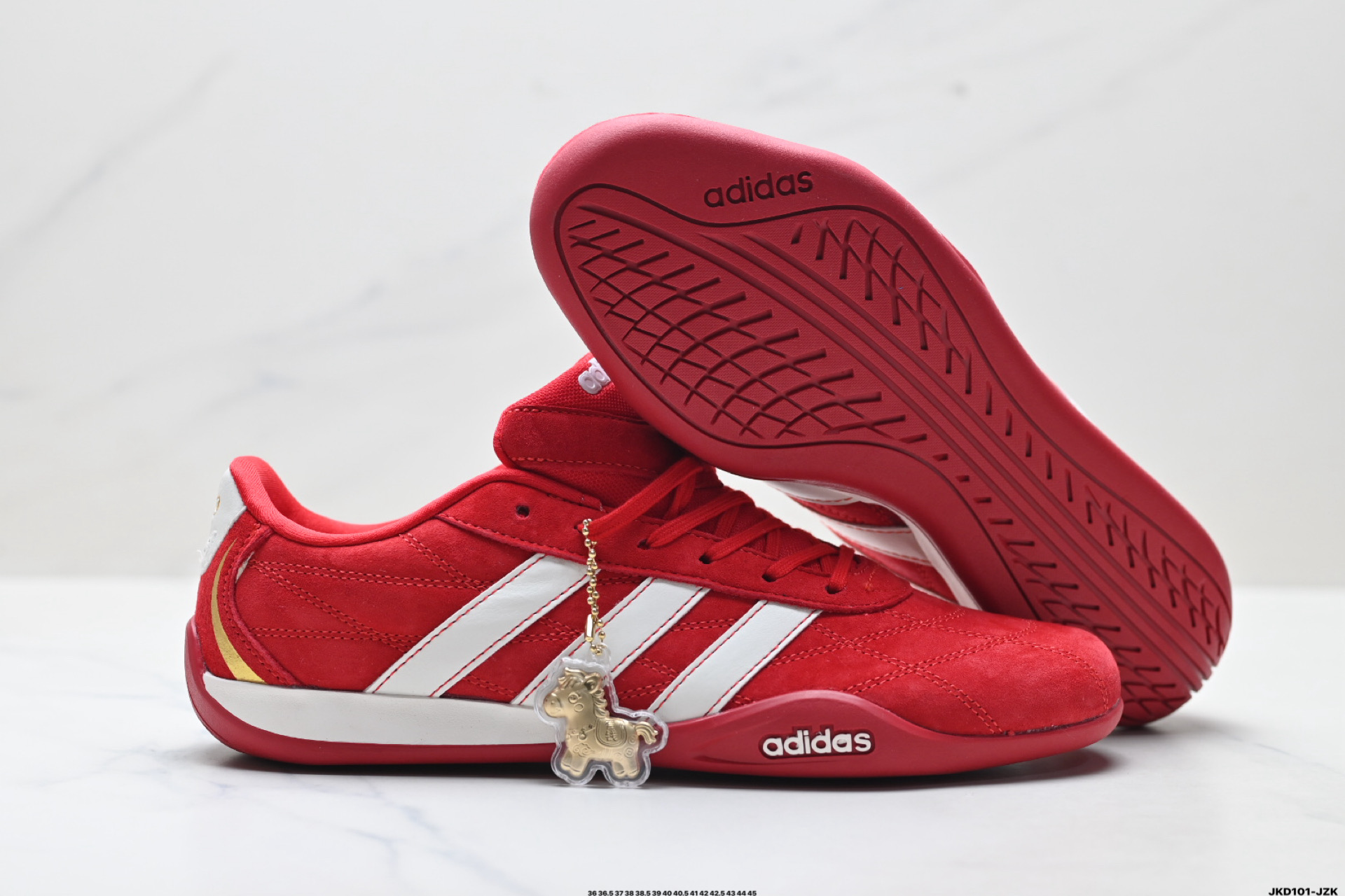 Adidas Originals Adiracer 2026 马年限定 CNY新年款 潮流运动防滑耐磨 阿迪达斯 低帮休闲跑步鞋 JS1462