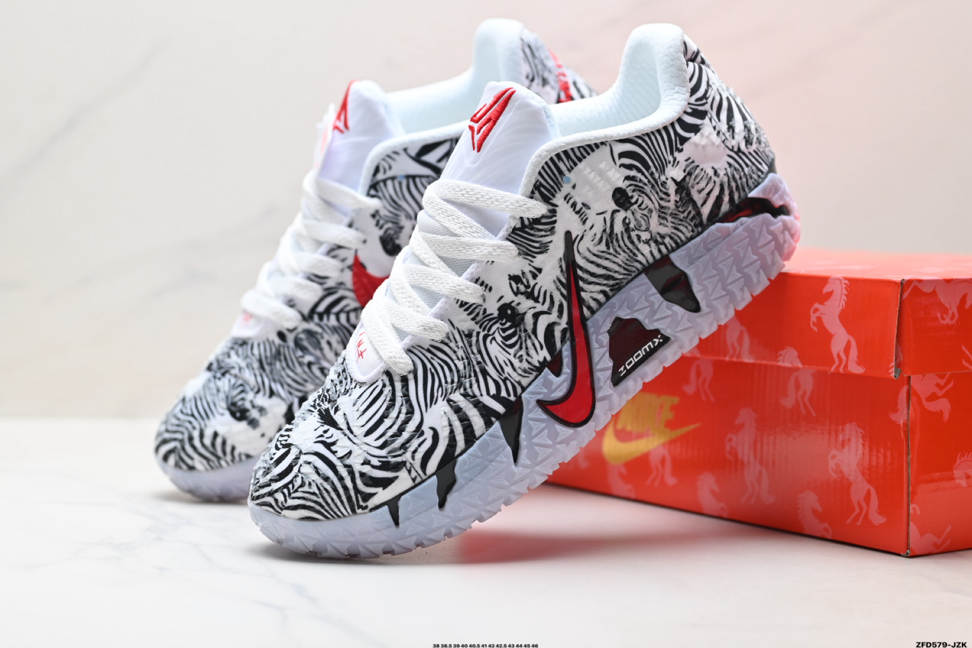 纯原Nike JA 3 莫兰特3代 马年限定 CNY新年款 耐克时尚百搭 耐磨透气 低帮篮球鞋 HF2794-004