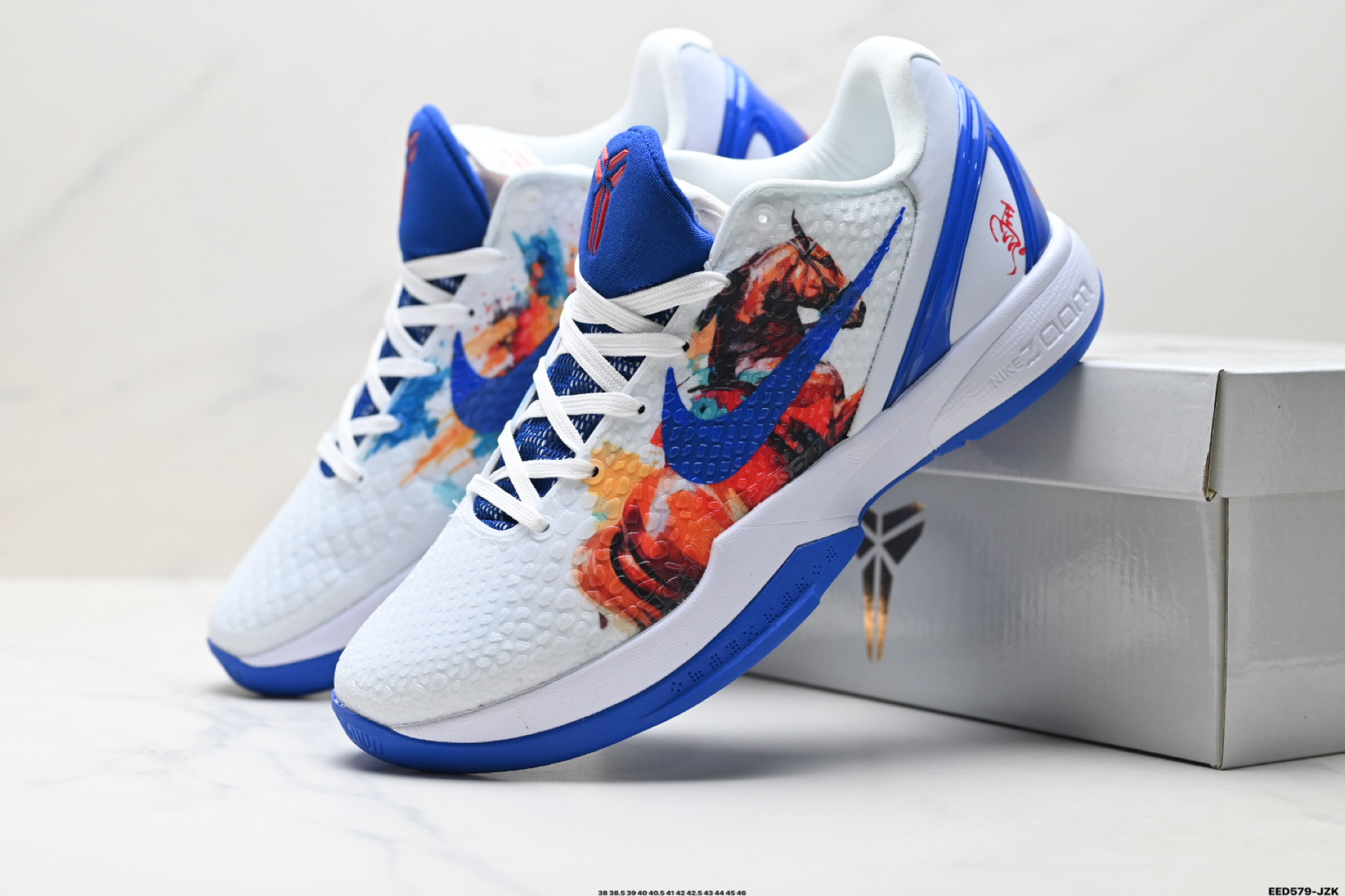 纯原Nike Zoom Kobe VI 马年限定 CNY新年款 耐克 科比6代系列 低帮复刻实战运动低帮文化篮球鞋 CW2190-035