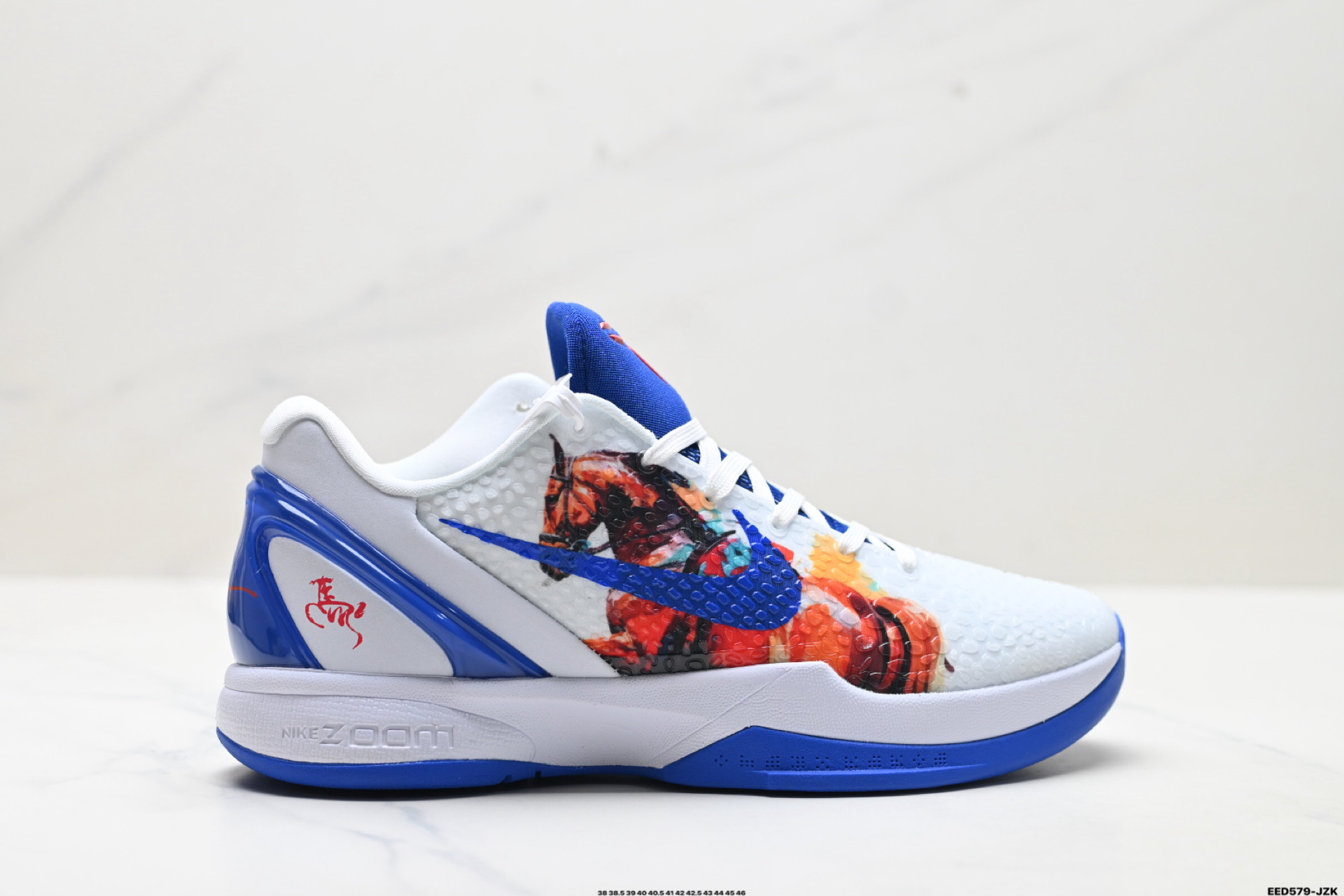 纯原Nike Zoom Kobe VI 马年限定 CNY新年款 耐克 科比6代系列 低帮复刻实战运动低帮文化篮球鞋 CW2190-035