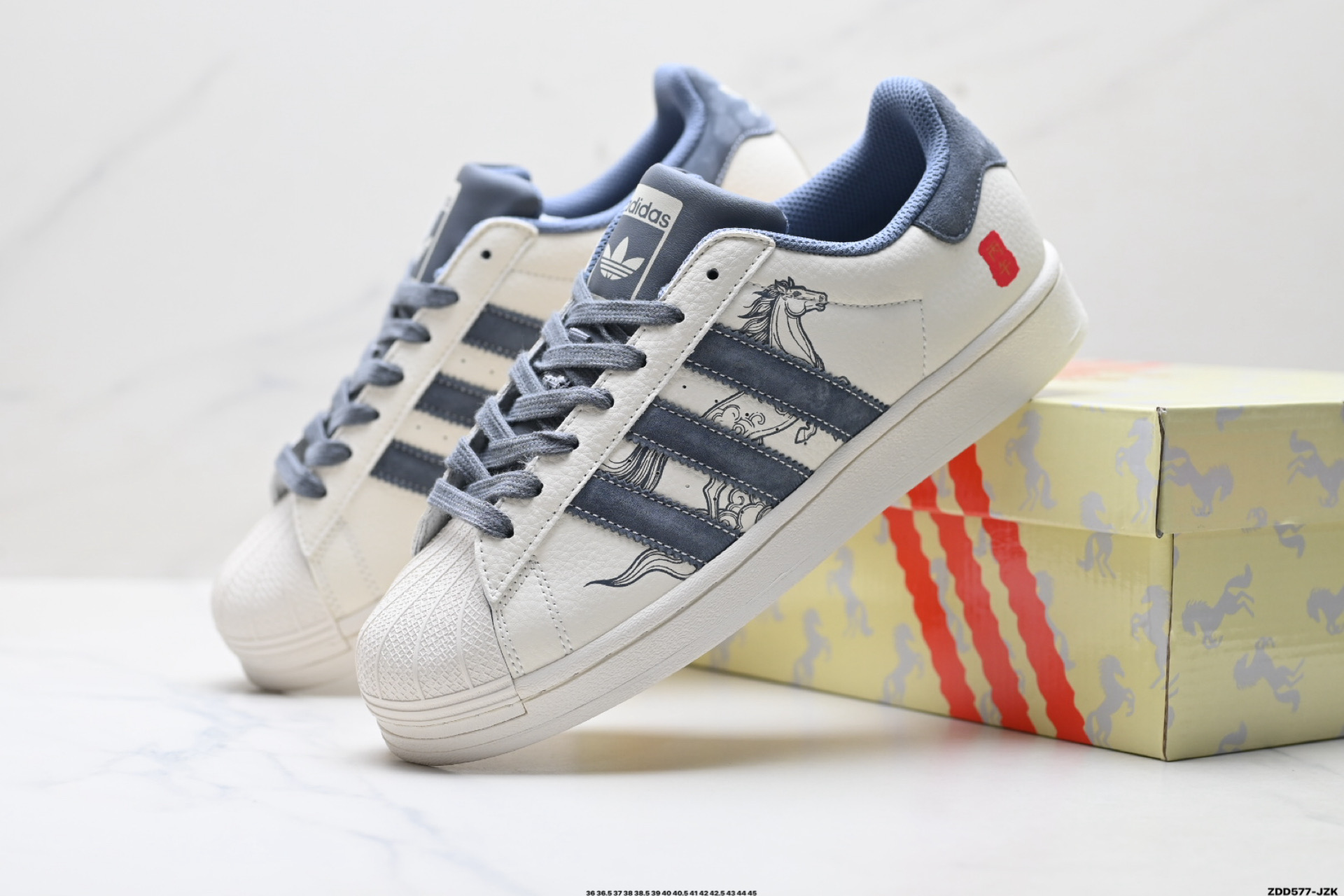 Adidas Originals Superstar 阿迪达斯 三叶草 贝壳头’DIY’系列低帮经典百搭休闲运动板鞋 SD6828