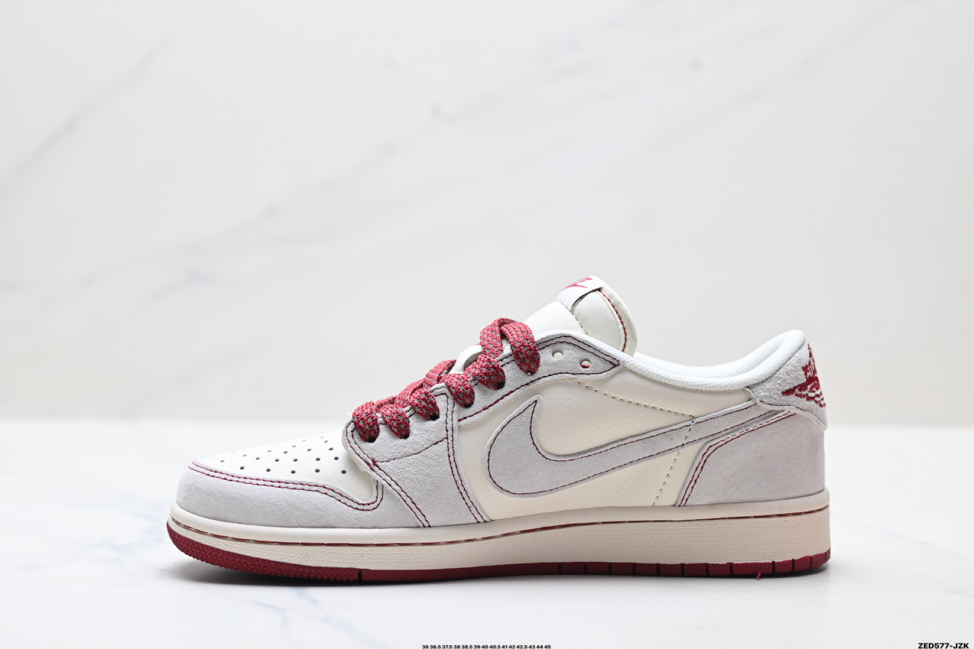 Nike Air Jordan 1 x Travis Scott AJ1倒勾 乔一倒钩 ‘DIY’定制 耐克 低帮文化篮球鞋 SD6868-129