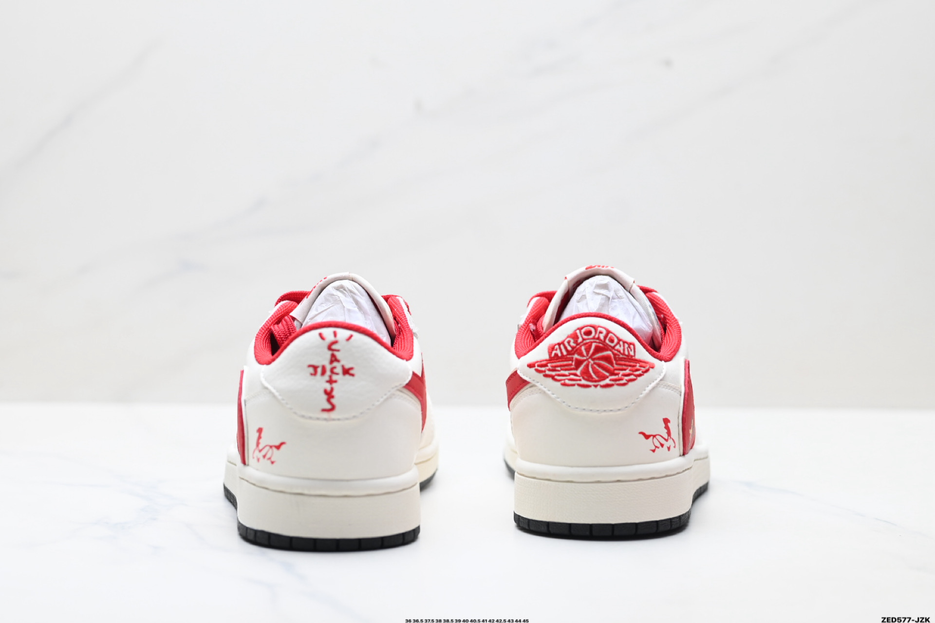 Nike Air Jordan 1 x Travis Scott AJ1倒勾 乔一倒钩 ‘DIY’定制 耐克 低帮文化篮球鞋 XA2001-906