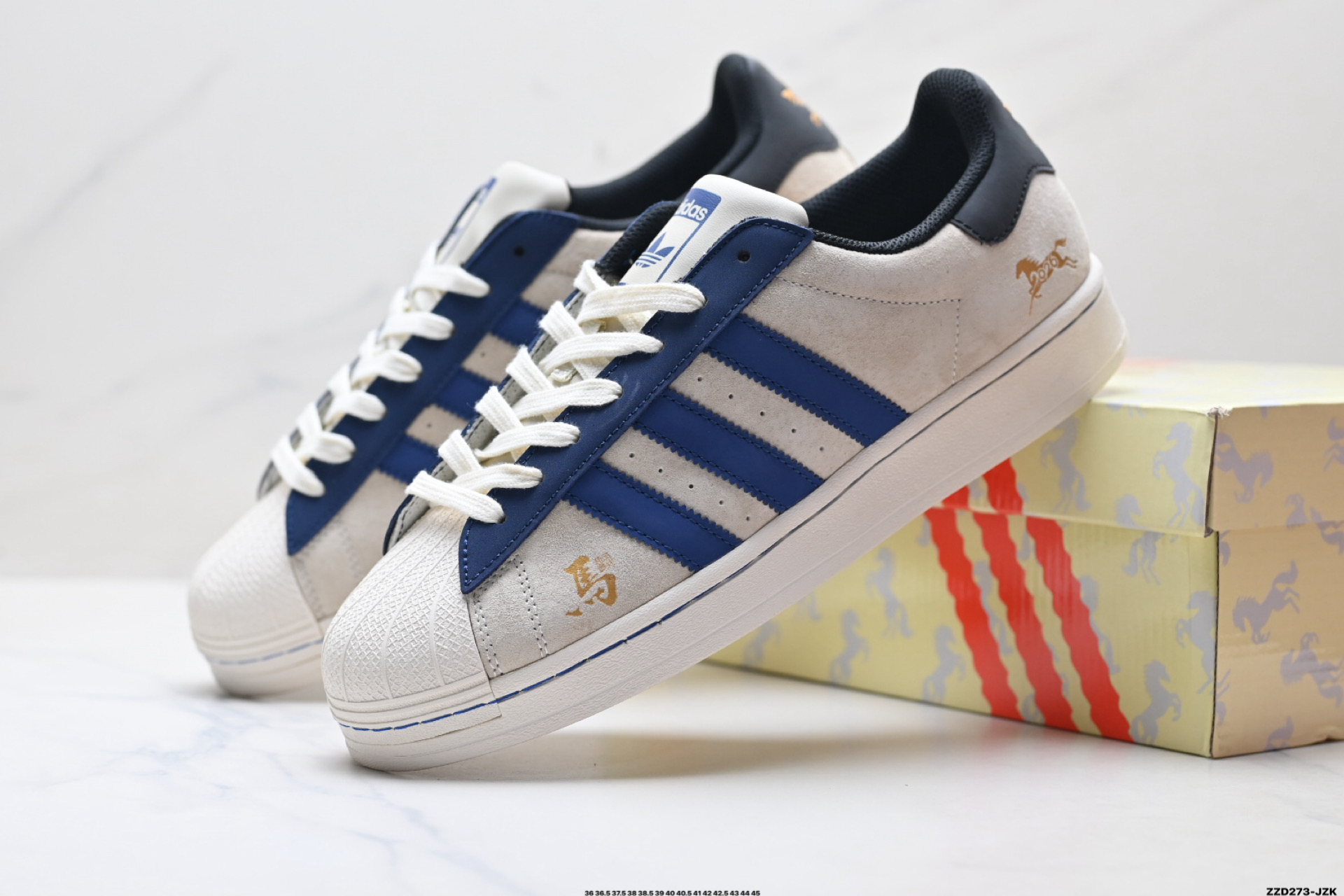 Adidas Originals Superstar 阿迪达斯 三叶草 贝壳头’DIY’系列低帮经典百搭休闲运动板鞋 LX0914