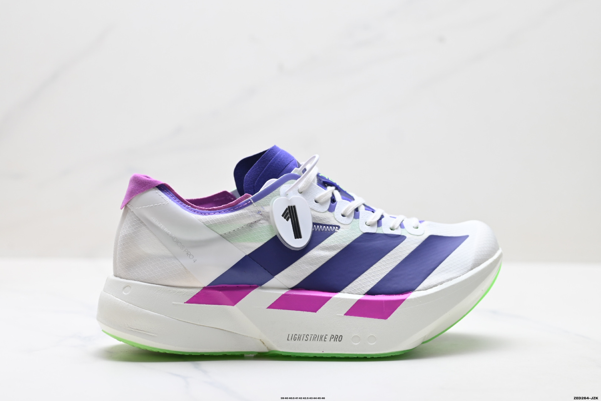 Adidas Adizero Adios Pro 4 阿迪达斯 舒适百搭防滑耐磨 低帮 休闲跑步鞋 JR1656