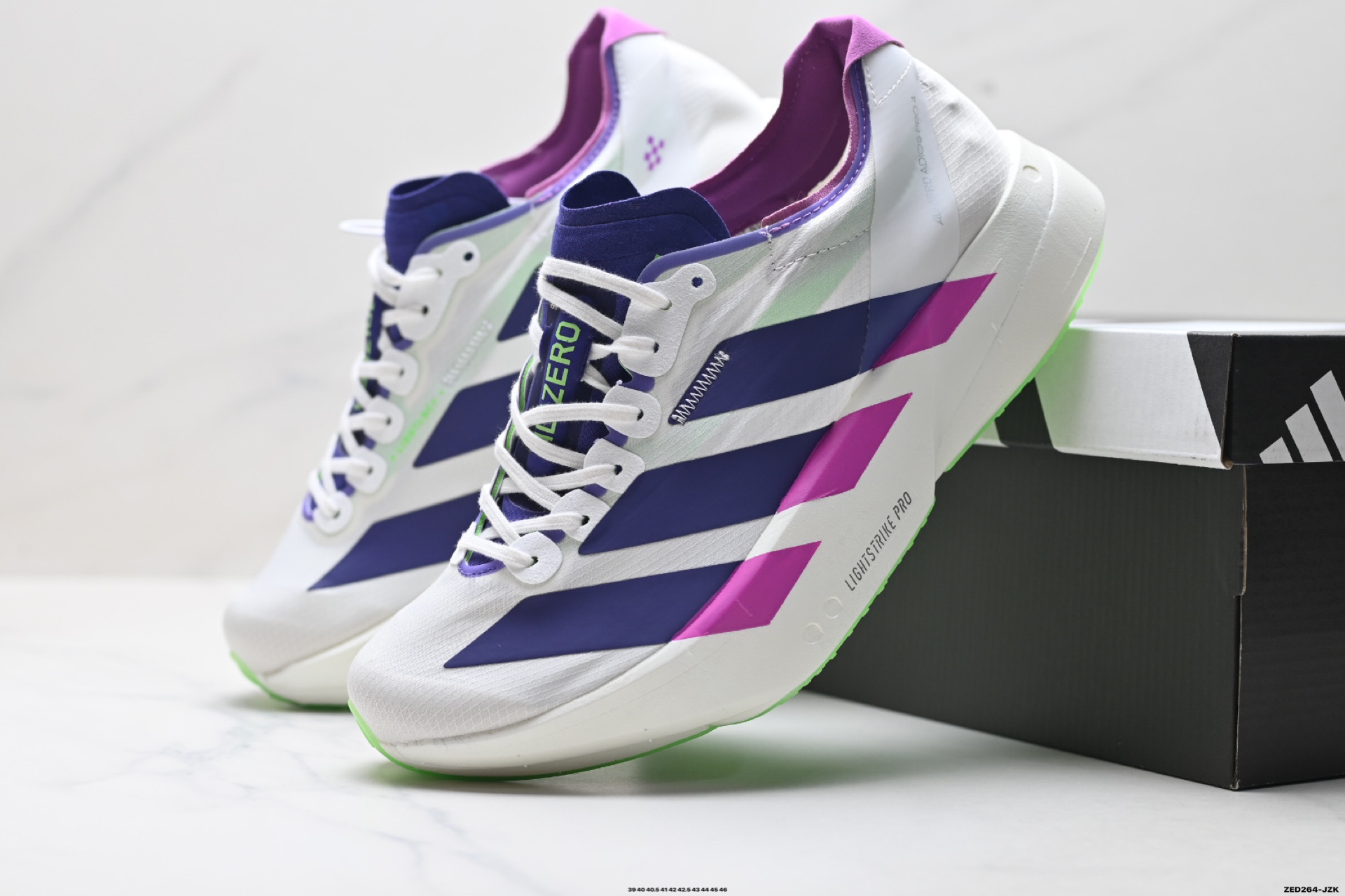 Adidas Adizero Adios Pro 4 阿迪达斯 舒适百搭防滑耐磨 低帮 休闲跑步鞋 JR1656
