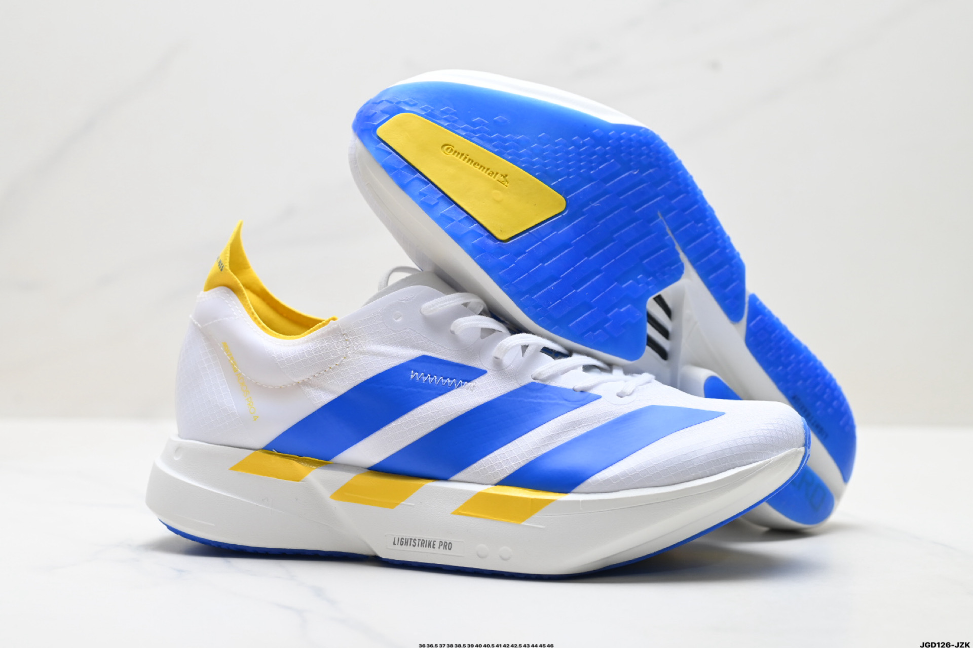 Adidas Adizero Adios Pro 4 M马拉松飞线贾卡轻质透气休闲运动跑步鞋 KI4439
