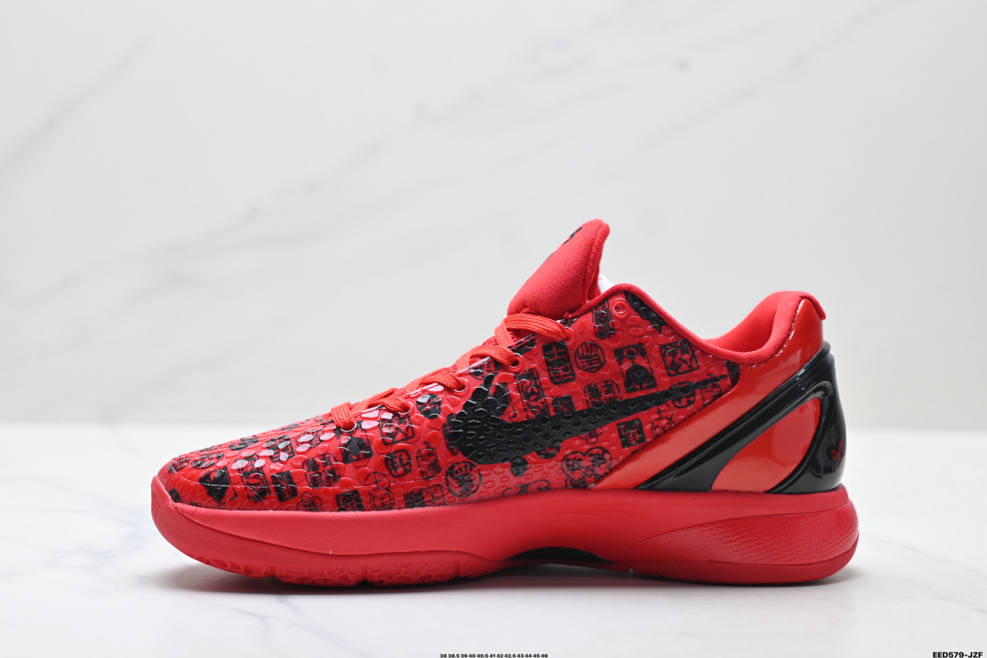 纯原Nike Zoom Kobe VI 马年限定 CNY新年款 耐克 科比6代系列 低帮复刻实战运动低帮文化篮球鞋 CW2190-038