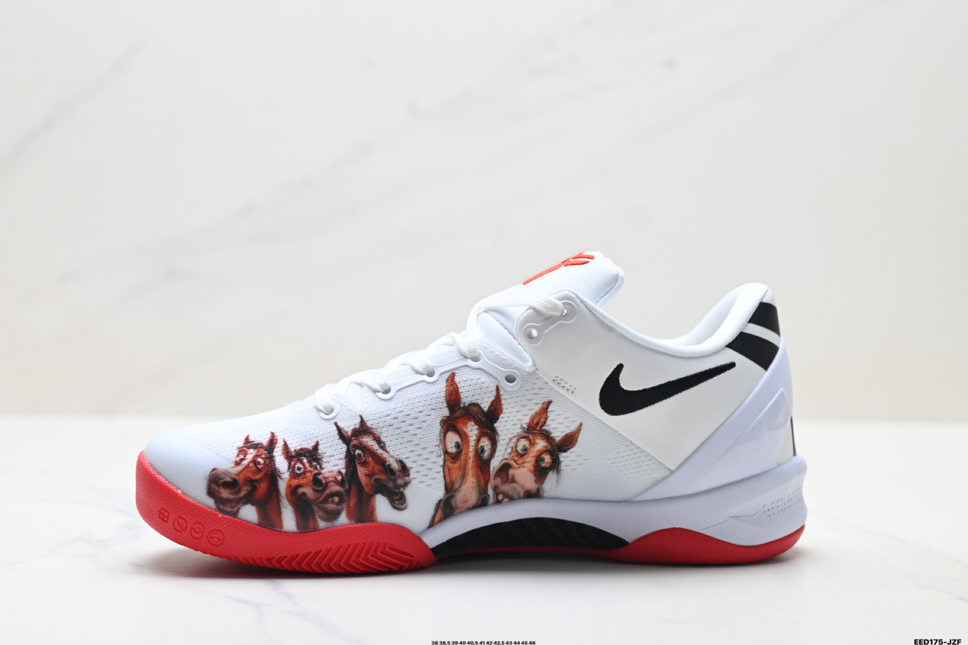 纯原Nike Zoom Kobe VIII 马年限定 CNY新年款 耐克 科比8代系列 低帮复刻实战运动低帮文化篮球鞋 HF2793-010