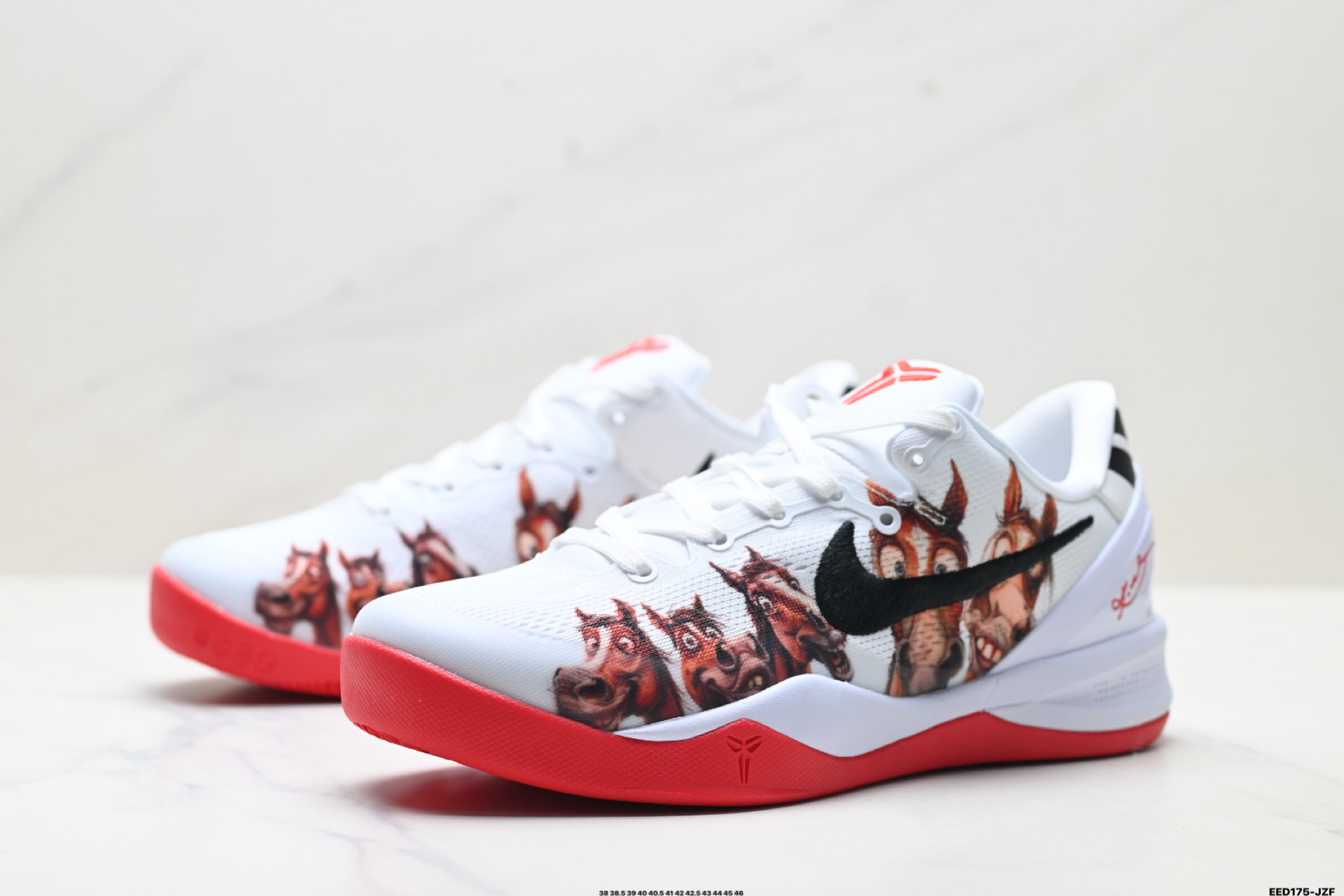 纯原Nike Zoom Kobe VIII 马年限定 CNY新年款 耐克 科比8代系列 低帮复刻实战运动低帮文化篮球鞋 HF2793-010