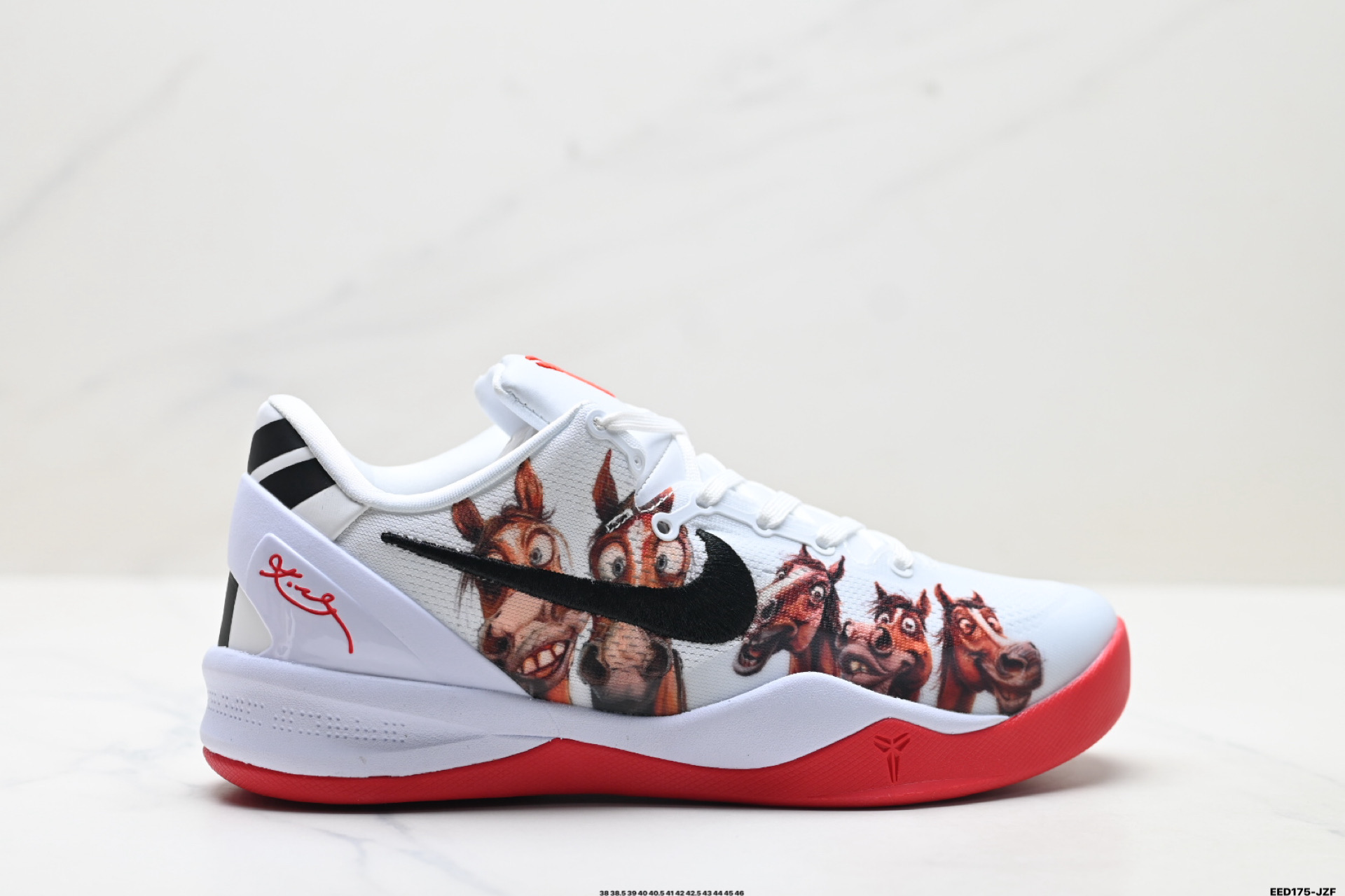 纯原Nike Zoom Kobe VIII 马年限定 CNY新年款 耐克 科比8代系列 低帮复刻实战运动低帮文化篮球鞋 HF2793-010