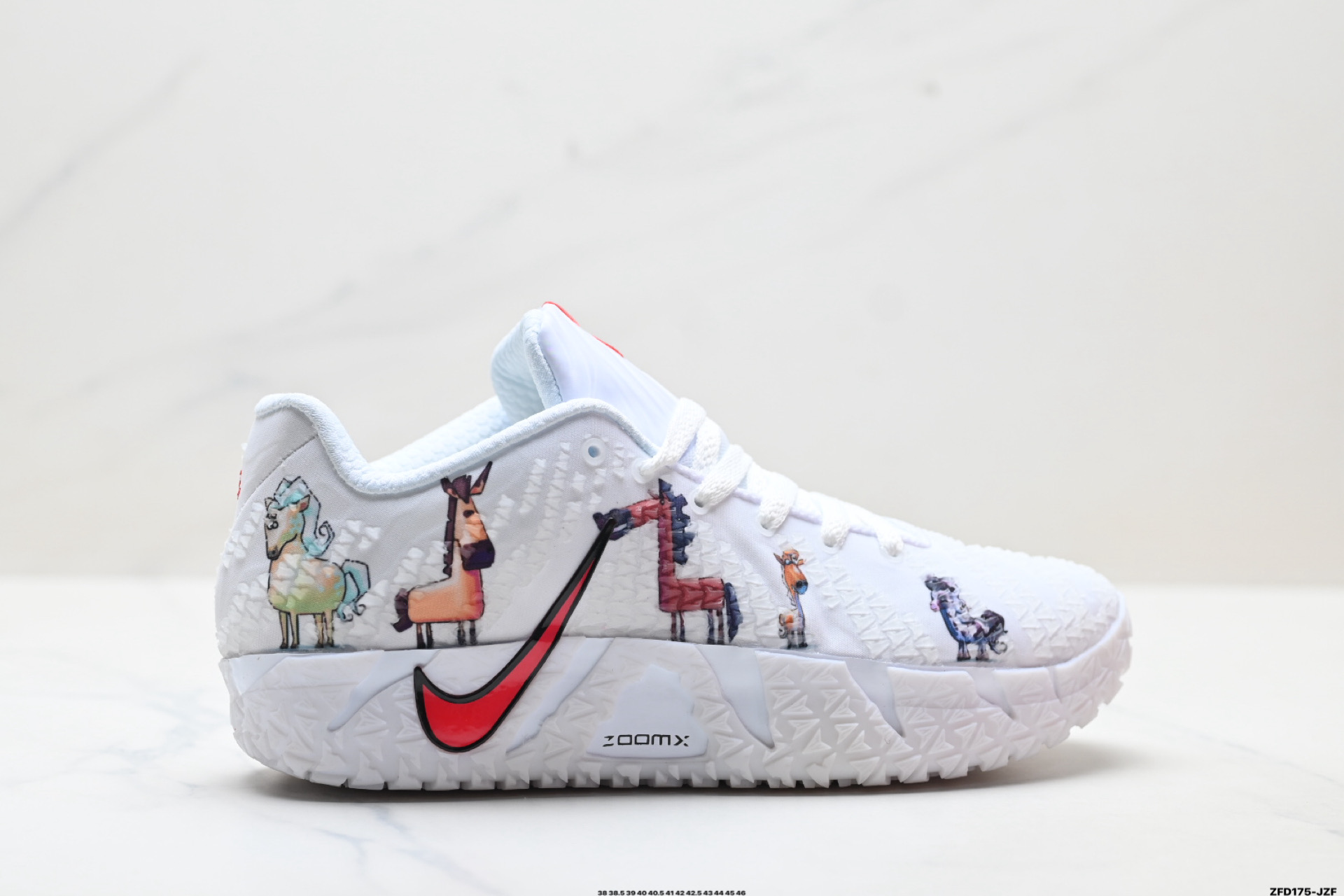 纯原Nike JA 3 莫兰特3代 马年限定 CNY新年款 耐克时尚百搭 耐磨透气 低帮篮球鞋 HF2794-007 纯原Nike JA 3 莫兰特3代 马年限定 CNY新年款 耐克时尚百搭 耐磨透气 低帮篮球鞋 HF2794-007