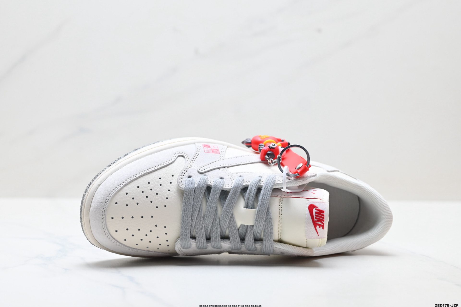 Nike Air Jordan 1 x Travis Scott AJ1倒勾 乔一倒钩 ‘DIY’定制 耐克 低帮文化篮球鞋 JY6988-124