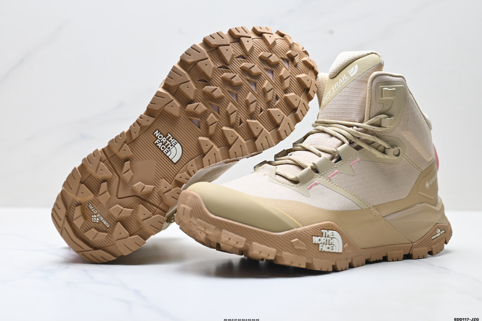 370 北面THE NORTH FACE OFFTRAIL HIKE MID 柔软舒适防滑耐磨 中帮 越野跑步鞋 NFOA8AET7R8-085