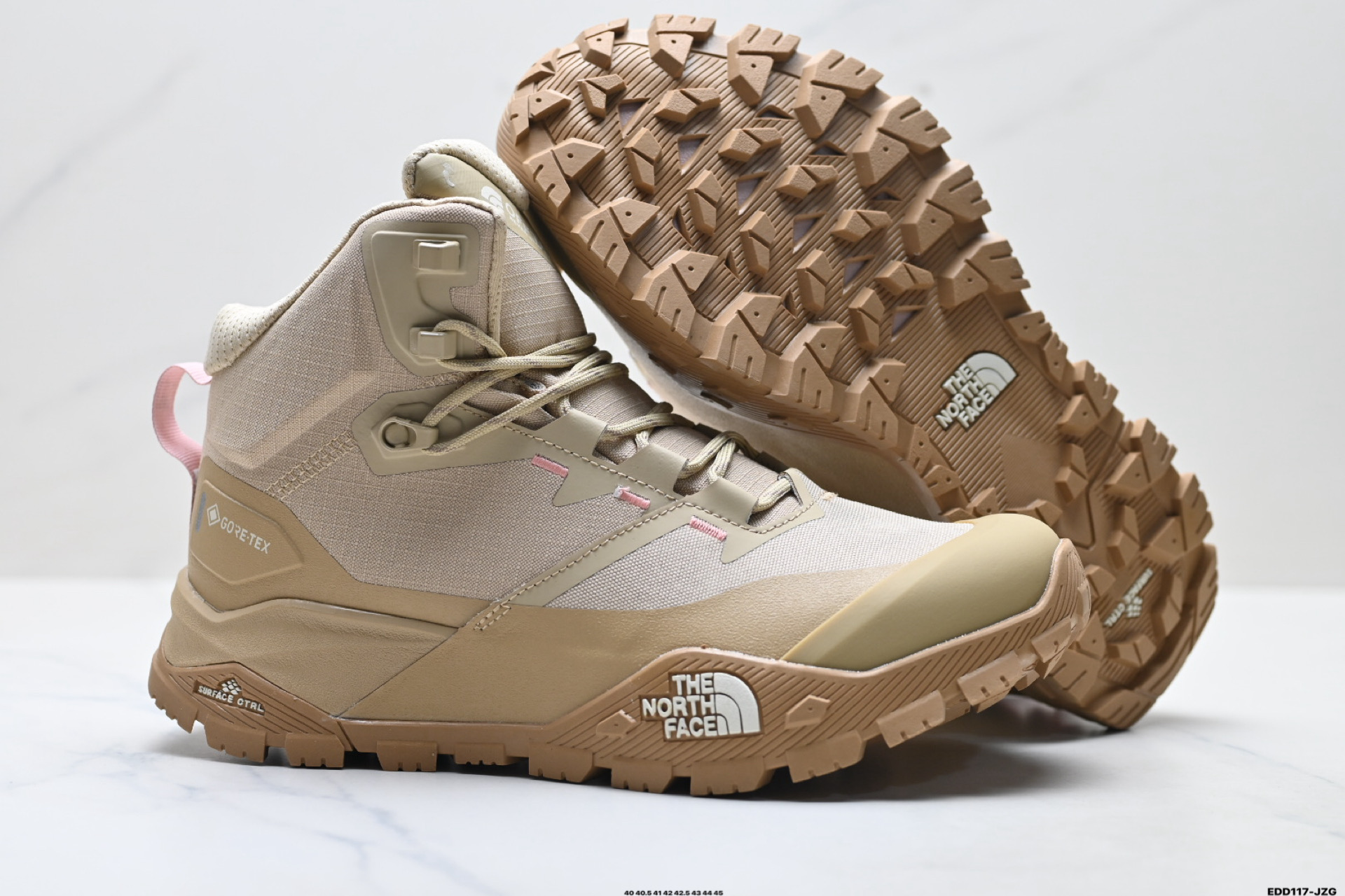 370 北面THE NORTH FACE OFFTRAIL HIKE MID 柔软舒适防滑耐磨 中帮 越野跑步鞋 NFOA8AET7R8-085