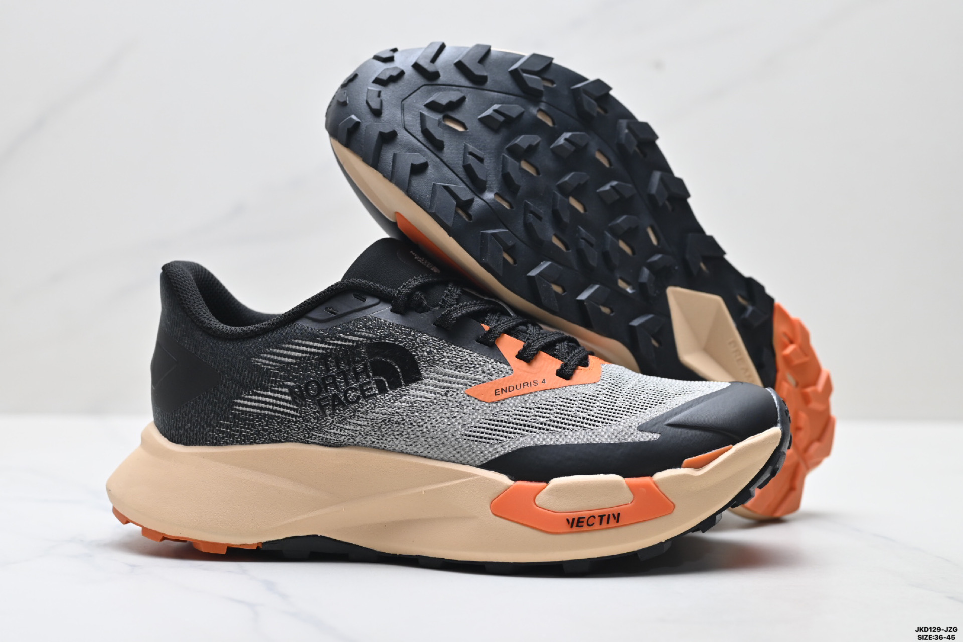北面THE NORTH FACE VECTIV ENDURIS 4 柔软舒适防滑耐磨 低帮 NFOABAEP-EZI