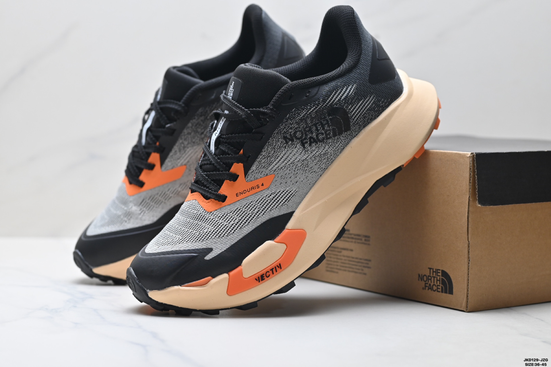 北面THE NORTH FACE VECTIV ENDURIS 4 柔软舒适防滑耐磨 低帮 NFOABAEP-EZI
