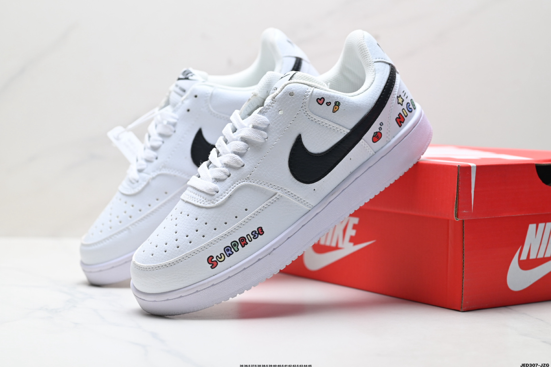 NIKE COURT VISION LO ‘DIY’定制 耐克 低帮百搭 透气休闲运动板鞋 FJ5480-100-Top High Quatity Cheap Sneakers Fashion Clothing Clothes Bags handbags Shoes of all Brand wholesale With The best Quality And Beautiful Price from China Factory Chinese suppliers wholesaler seller NIKE COURT VISION LO ‘DIY’定制 耐克 低帮百搭 透气休闲运动板鞋 FJ5480-100