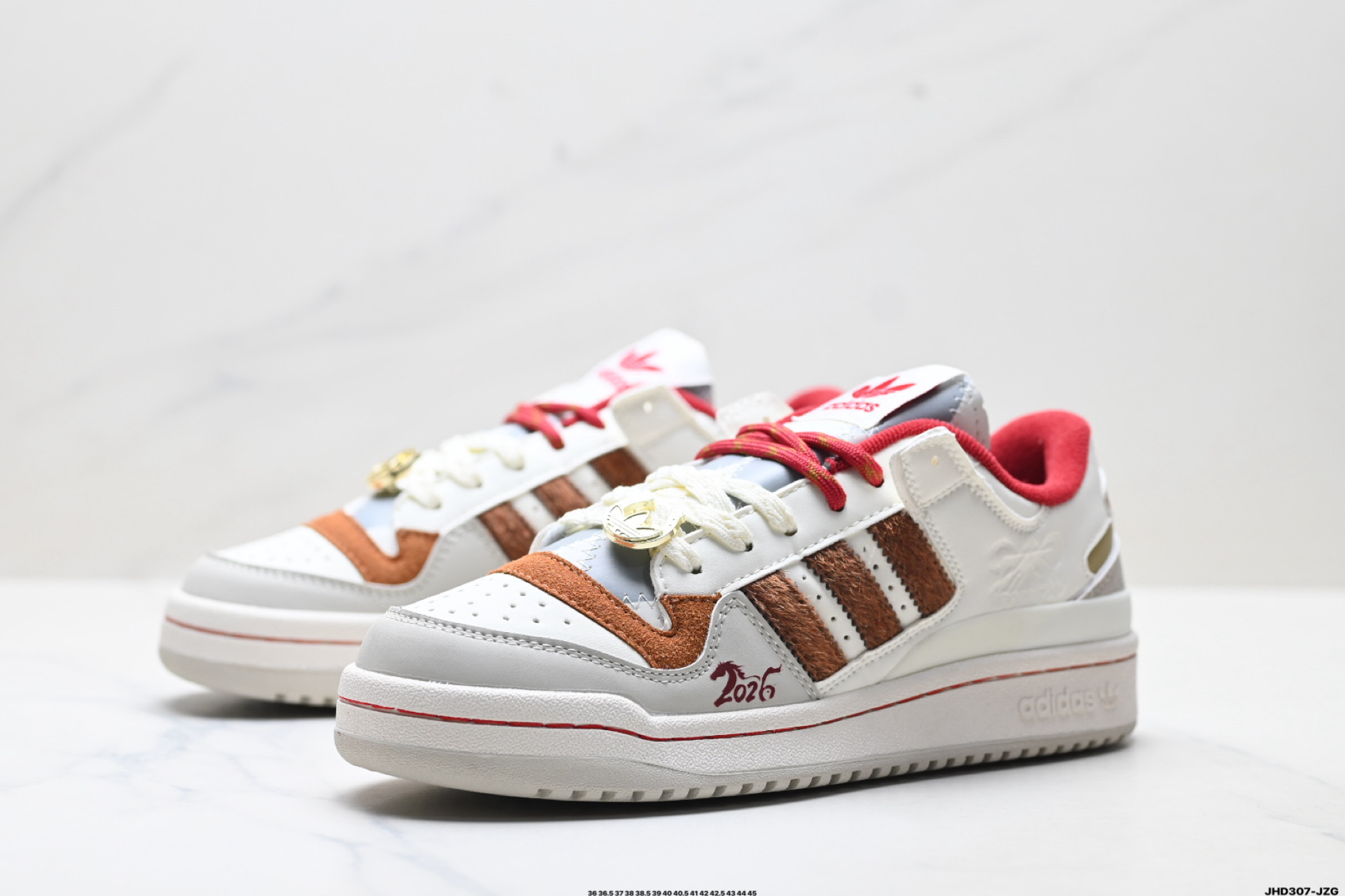 Adidas Forum Low CL 马年限定 CNY新年款 阿迪达斯 低帮百搭潮流休闲板鞋 KJ8751-Top High Quatity Cheap Sneakers Fashion Clothing Clothes Bags handbags Shoes of all Brand wholesale With The best Quality And Beautiful Price from China Factory Chinese suppliers wholesaler seller Adidas Forum Low CL 马年限定 CNY新年款 阿迪达斯 低帮百搭潮流休闲板鞋 KJ8751