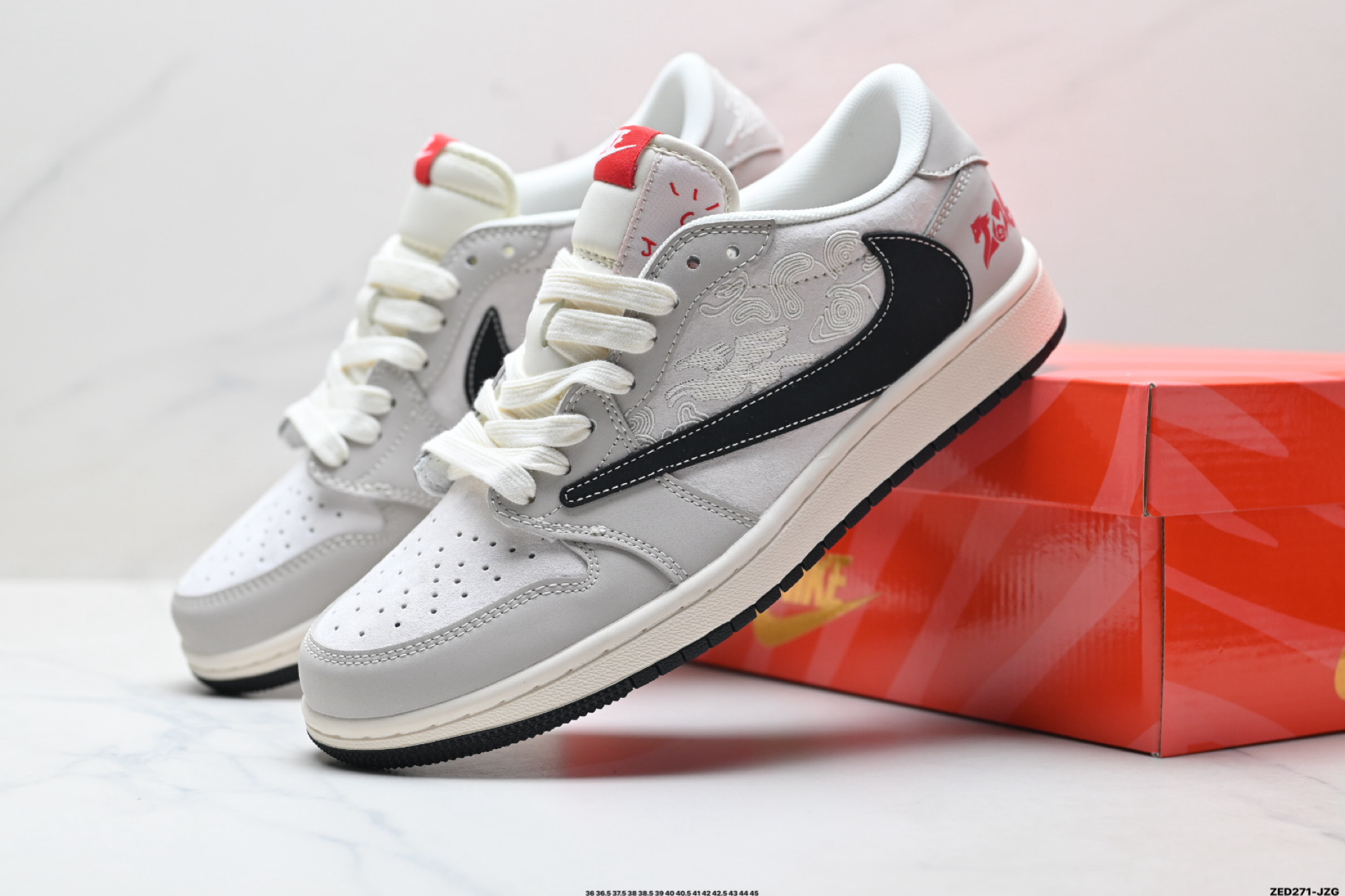 Nike Air Jordan 1 x Travis Scott AJ1倒勾 乔一倒钩 ‘DIY’定制 耐克 低帮文化篮球鞋 JJ2508-107-Top High Quatity Cheap Sneakers Fashion Clothing Clothes Bags handbags Shoes of all Brand wholesale With The best Quality And Beautiful Price from China Factory Chinese suppliers wholesaler seller Nike Air Jordan 1 x Travis Scott AJ1倒勾 乔一倒钩 ‘DIY’定制 耐克 低帮文化篮球鞋 JJ2508-107