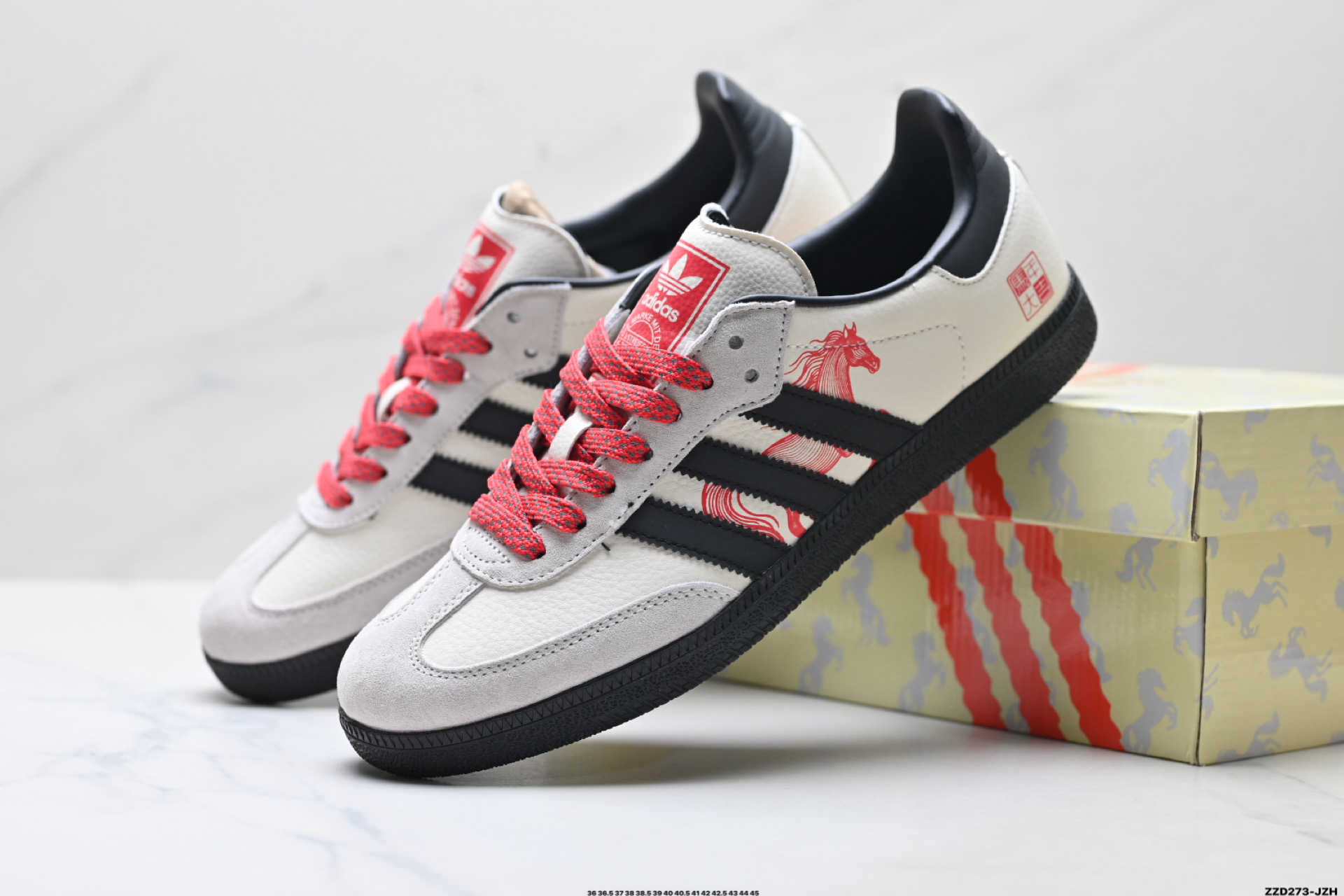 Adidas Originals Samba ‘DIY’桑巴舞系列 阿迪达斯 三叶草绅士德训足球风百搭低帮休闲运动板鞋 ZH2593 Adidas Originals Samba ‘DIY’桑巴舞系列 阿迪达斯 三叶草绅士德训足球风百搭低帮休闲运动板鞋 ZH2593