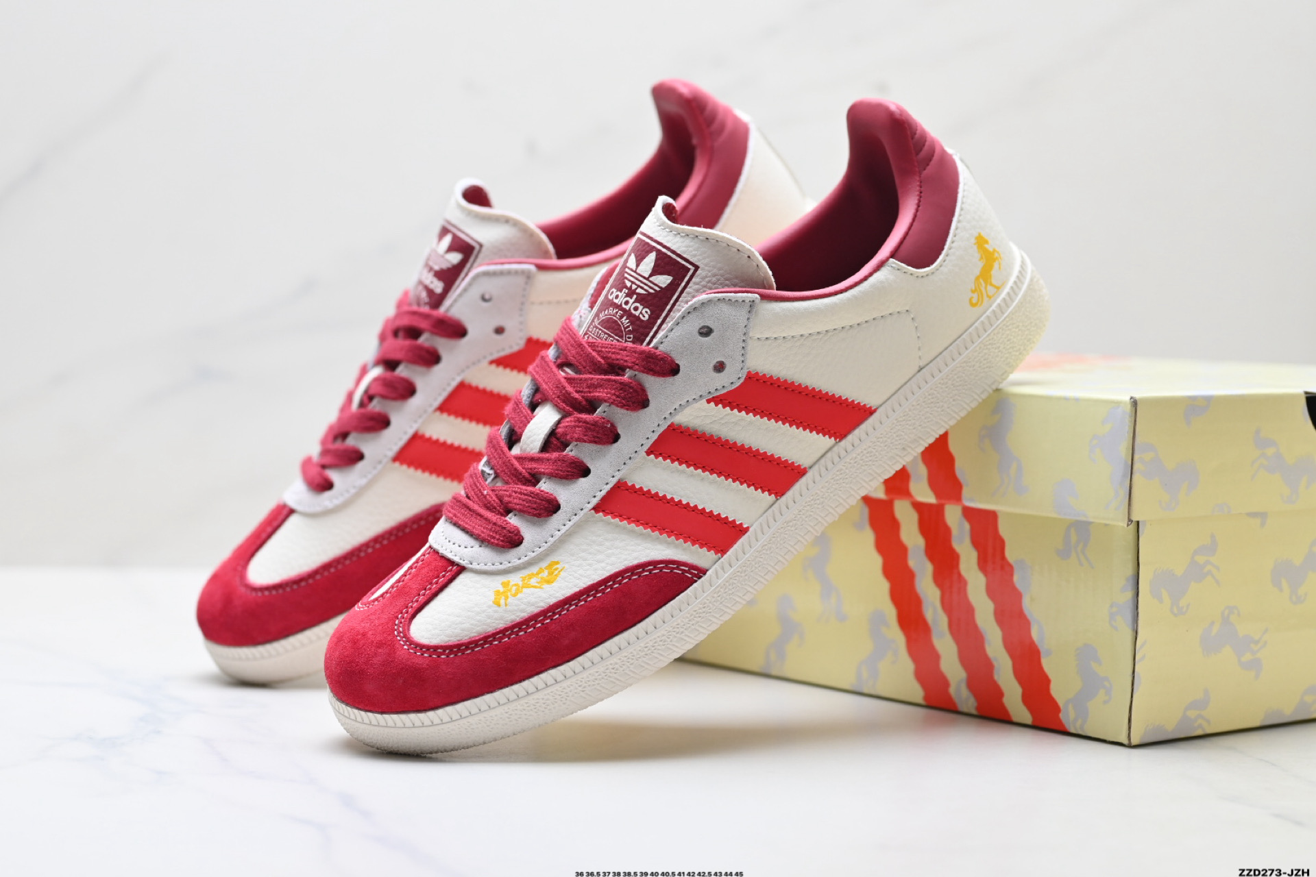 Adidas Originals Samba ‘DIY’桑巴舞系列 阿迪达斯 三叶草绅士德训足球风百搭低帮休闲运动板鞋 ZH2593 Adidas Originals Samba ‘DIY’桑巴舞系列 阿迪达斯 三叶草绅士德训足球风百搭低帮休闲运动板鞋 ZH2593