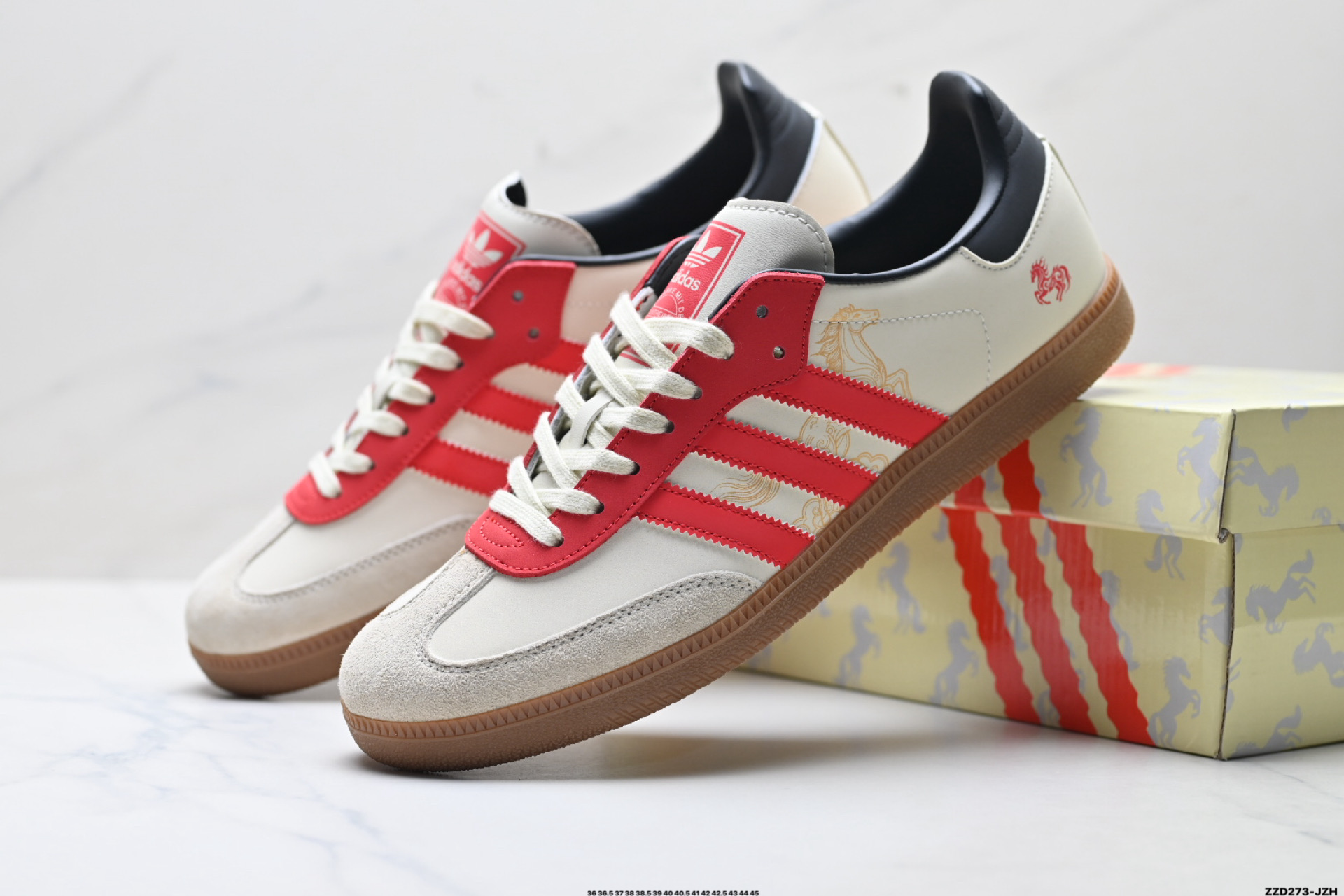 Adidas Originals Samba ‘DIY’桑巴舞系列 阿迪达斯 三叶草绅士德训足球风百搭低帮休闲运动板鞋 ZH2593 Adidas Originals Samba ‘DIY’桑巴舞系列 阿迪达斯 三叶草绅士德训足球风百搭低帮休闲运动板鞋 ZH2593