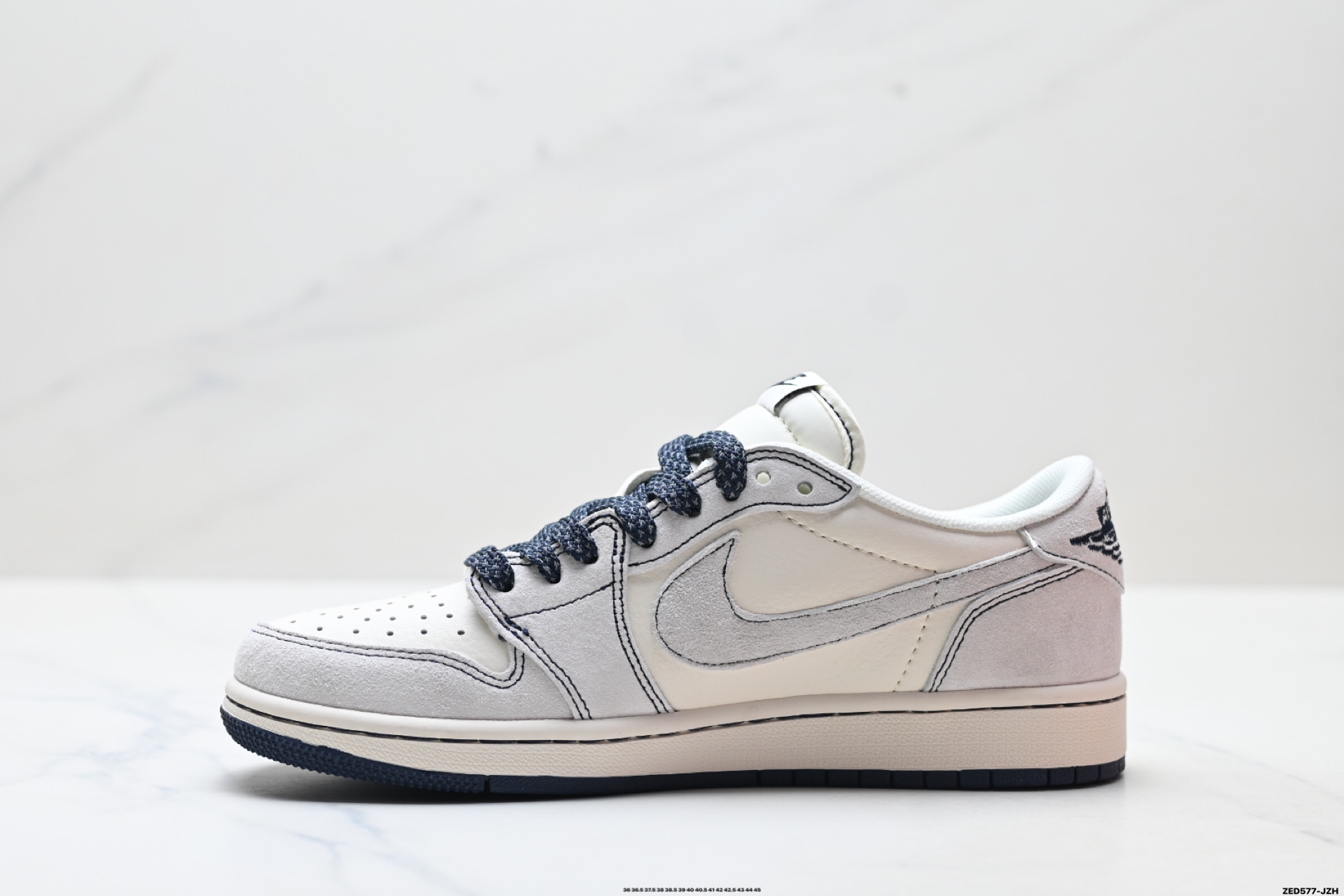 Nike Air Jordan 1 x Travis Scott AJ1倒勾 乔一倒钩 ‘DIY’定制 耐克 低帮文化篮球鞋 SD6868-120