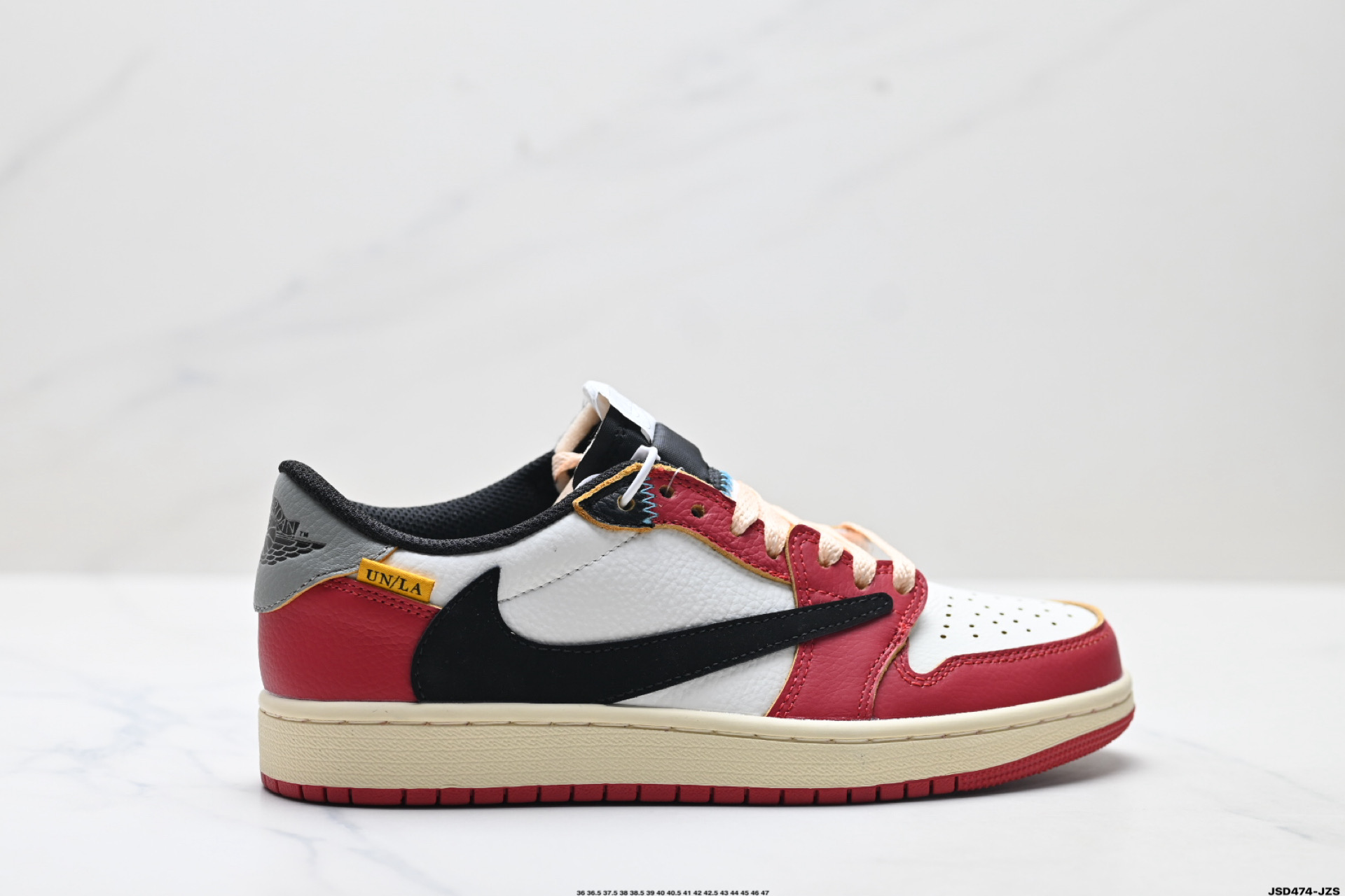 💰180
公司级✅Nike Air Jordan 1 x Travis Scott AJ1倒勾 乔一倒钩 耐克 低帮文化篮球鞋
升级原楦原档案数据开发纸版楦型 采用同源纳帕头层皮革鞋面材质 全新底模完美品相清洁度及喷漆效果 完美品质出货 细节如图所示 鞋面切割工整 冲孔整齐干净 中底拉帮线 整体清洁度非常好
货号:DM7866-600
尺码:36 36.5 37.5 38 38.5 39 40 40.5 41 42 42.5 43 44 45 46 47
ID:JSD474-JZS