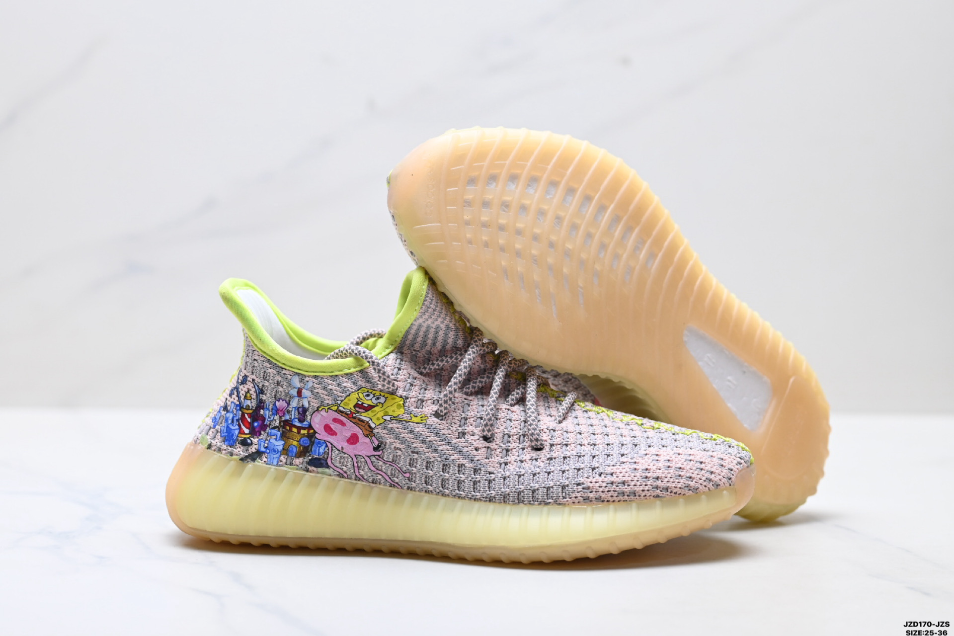 童鞋Adidas Yeezy Boost 350V2 阿迪达斯椰子童鞋 爆米花休闲运动跑鞋 GC9833
