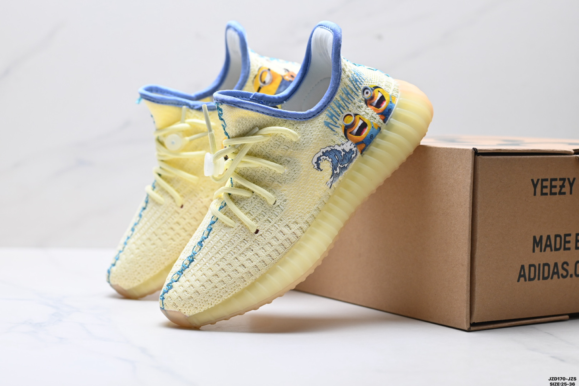 童鞋Adidas Yeezy Boost 350V2 阿迪达斯椰子童鞋 爆米花休闲运动跑鞋 GC9833