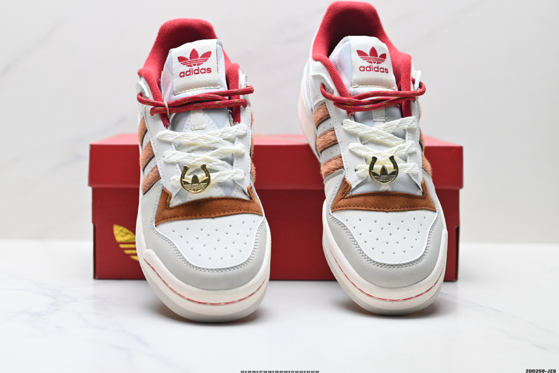 Adidas Forum Low CL 马年限定 CNY新年款 阿迪达斯 低帮百搭潮流休闲板鞋 KJ8751