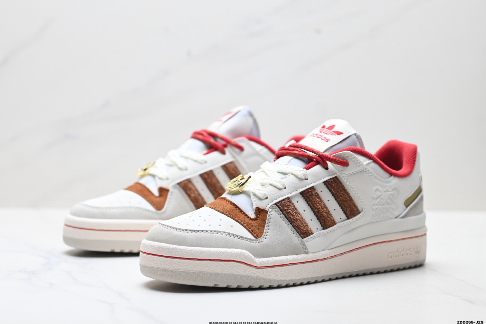 Adidas Forum Low CL 马年限定 CNY新年款 阿迪达斯 低帮百搭潮流休闲板鞋 KJ8751