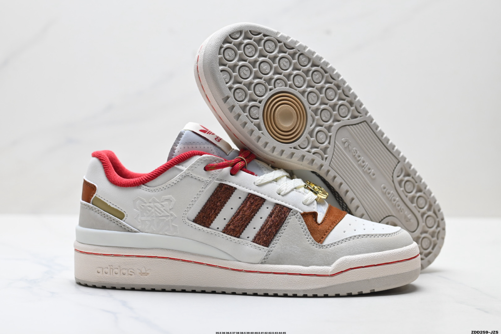 Adidas Forum Low CL 马年限定 CNY新年款 阿迪达斯 低帮百搭潮流休闲板鞋 KJ8751