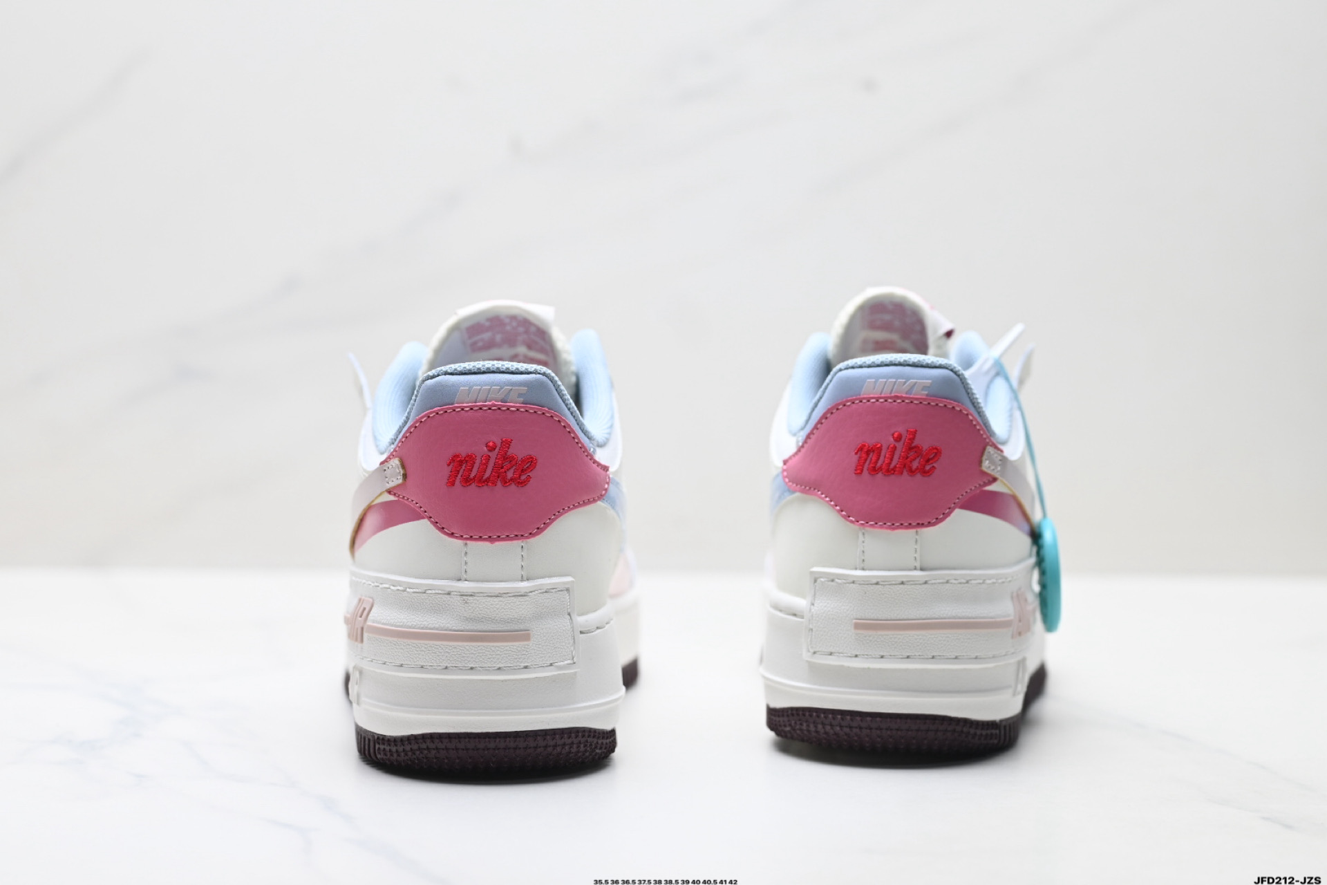 190 耐克NIKE WMNS Air Force 1 Shadow全新少女系解构主义设计 马卡龙空军一号轻量增高低帮百搭板鞋 IQ9803-161-Chinese UA Cheap High Quatity Brand Clothes Bags handbags Sneakers wholesale wholesaler seller from China Factory suppliers Fashion Clothing Shoes best Quality Beautiful Price 190 耐克NIKE WMNS Air Force 1 Shadow全新少女系解构主义设计 马卡龙空军一号轻量增高低帮百搭板鞋 IQ9803-161