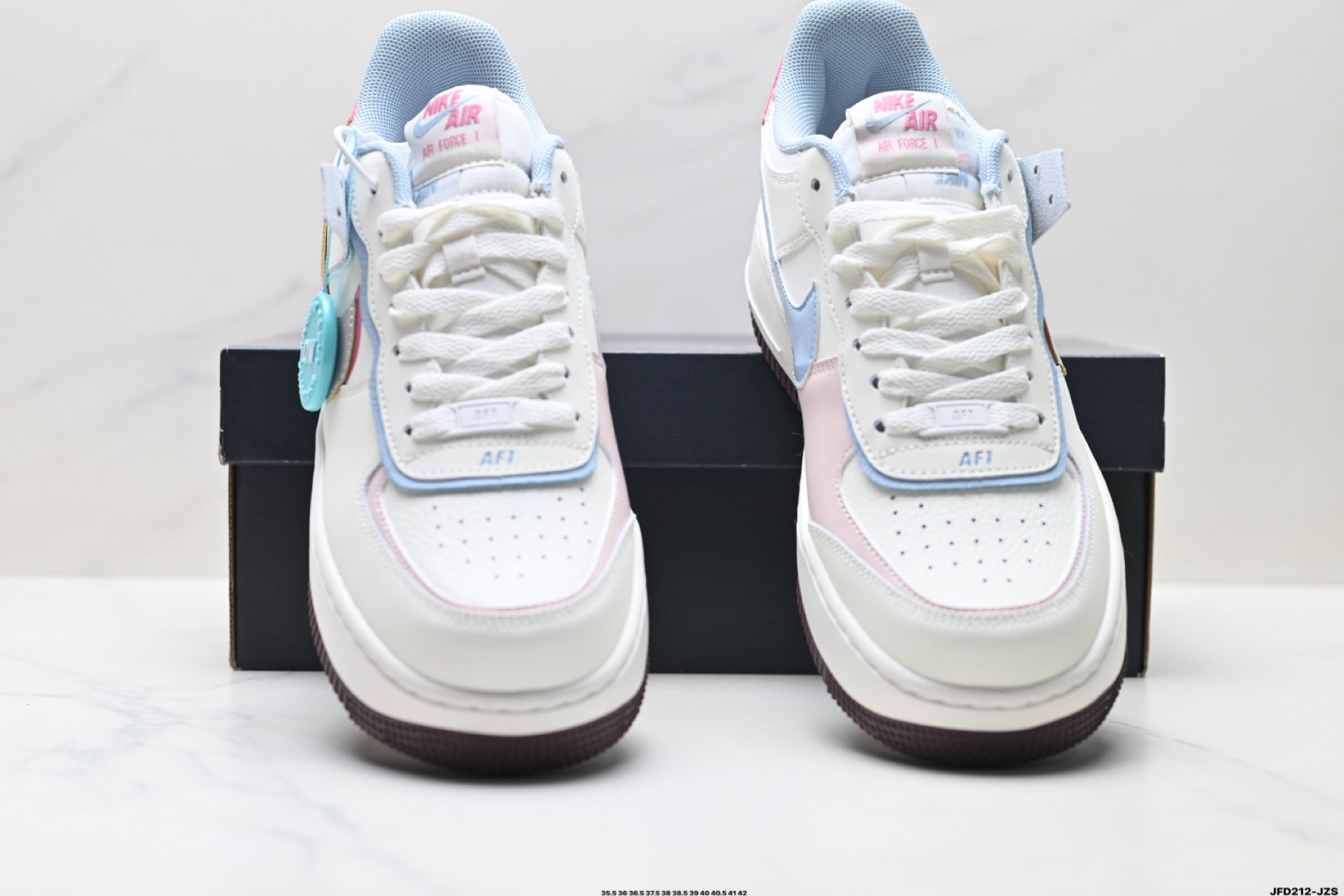 190 耐克NIKE WMNS Air Force 1 Shadow全新少女系解构主义设计 马卡龙空军一号轻量增高低帮百搭板鞋 IQ9803-161-Chinese UA Cheap High Quatity Brand Clothes Bags handbags Sneakers wholesale wholesaler seller from China Factory suppliers Fashion Clothing Shoes best Quality Beautiful Price 190 耐克NIKE WMNS Air Force 1 Shadow全新少女系解构主义设计 马卡龙空军一号轻量增高低帮百搭板鞋 IQ9803-161